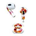 AirPods 第3世代 専用 デザインスキンシール airpods 3 用 エアポッド 3 用 第三世代(2021)対応 2枚入り 各2枚セット イヤホン カ...