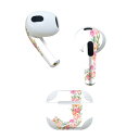 AirPods 第3世代 専用 デザインスキンシール airpods 3 用 エアポッド 3 用 第三世代(2021)対応 2枚入り 各2枚セット イヤホン カ...