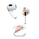 AirPods 第3世代 専用 デザインスキンシール airpods 3 用 エアポッド 3 用 第三世代(2021)対応 2枚入り 各2枚セット イヤホン カバー デコレーション アクセサリー デコシール 019841 恐竜 宇宙 恐竜 dinosaur(2)