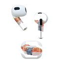 AirPods 第3世代 専用 デザインスキンシール airpods 3 用 エアポッド 3 用 第三世代(2021)対応 2枚入り 各2枚セット イヤホン カ...
