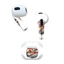 AirPods 第3世代 専用 デザインスキンシール airpods 3 用 エアポッド 3 用 第三世代(2021)対応 2枚入り 各2枚セット イヤホン カ...
