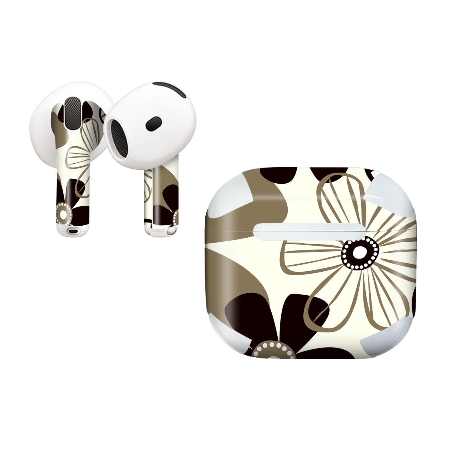 AirPods4 用 オシャレに着飾るデザインステッカー