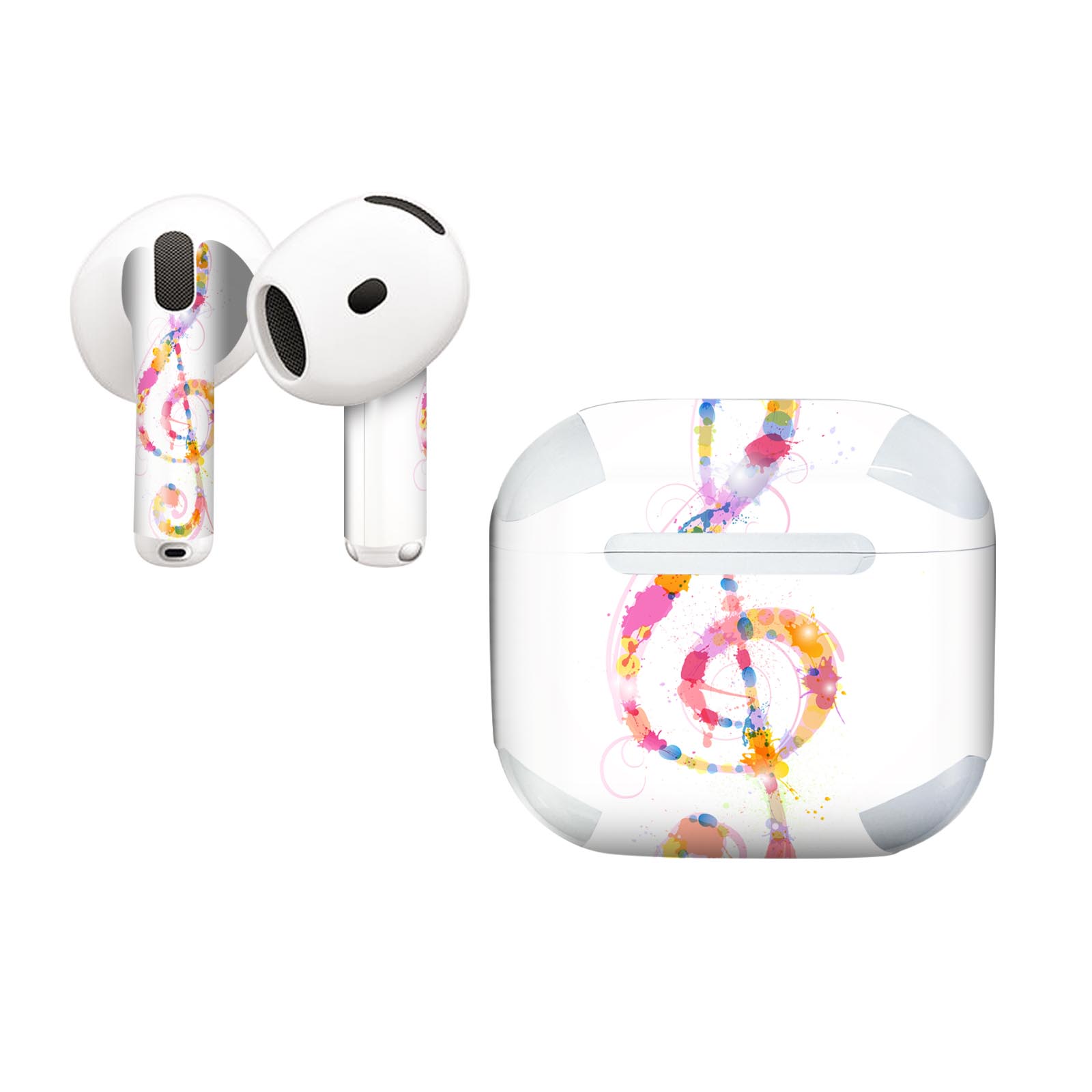 AirPods4 用 オシャレに着飾るデザインステッカー