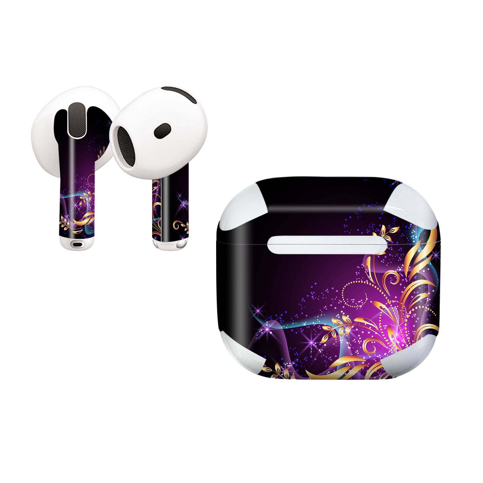 AirPods4 用 オシャレに着飾るデザインステッカー