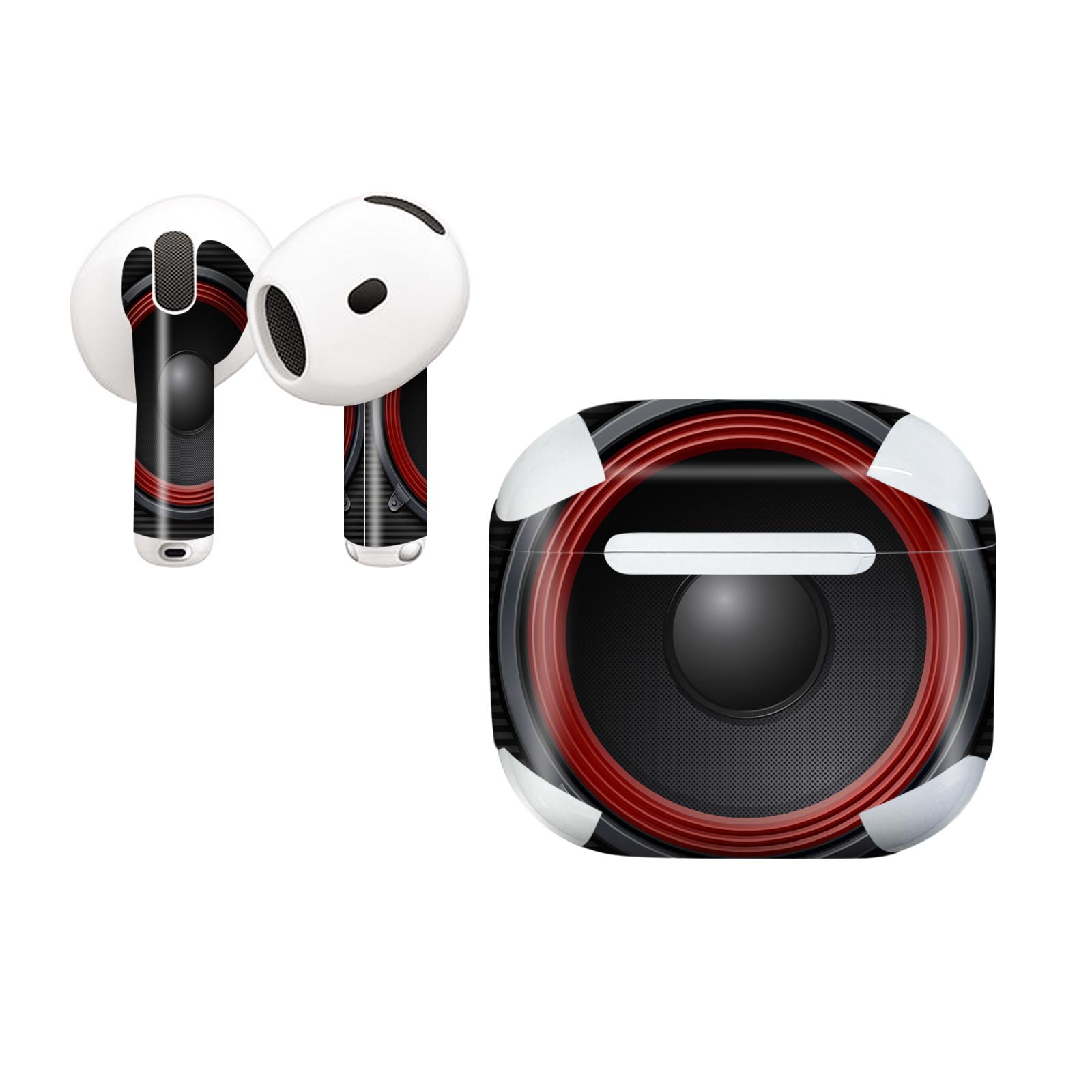 AirPods4 用 オシャレに着飾るデザインステッカー