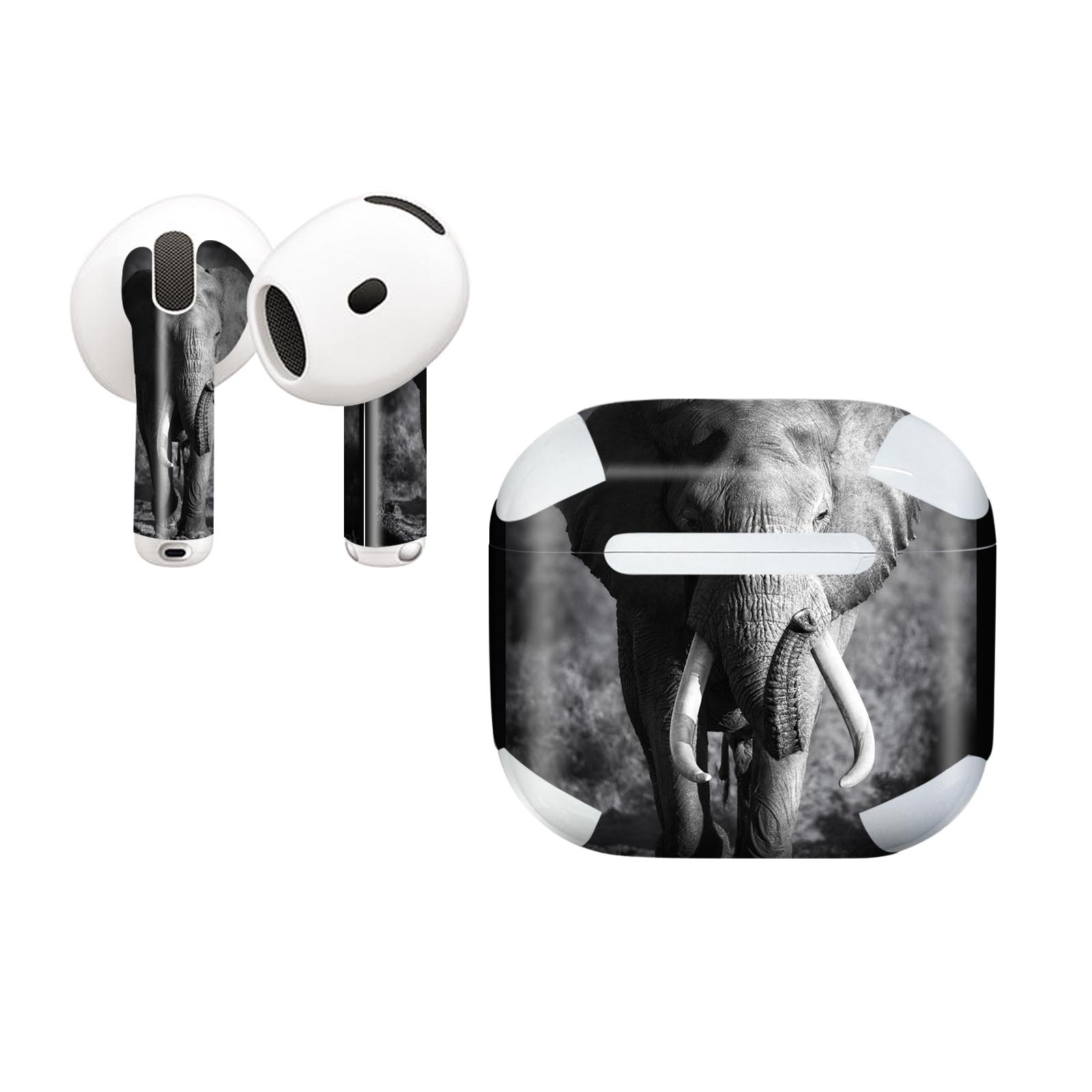 AirPods4 用 オシャレに着飾るデザインステッカー