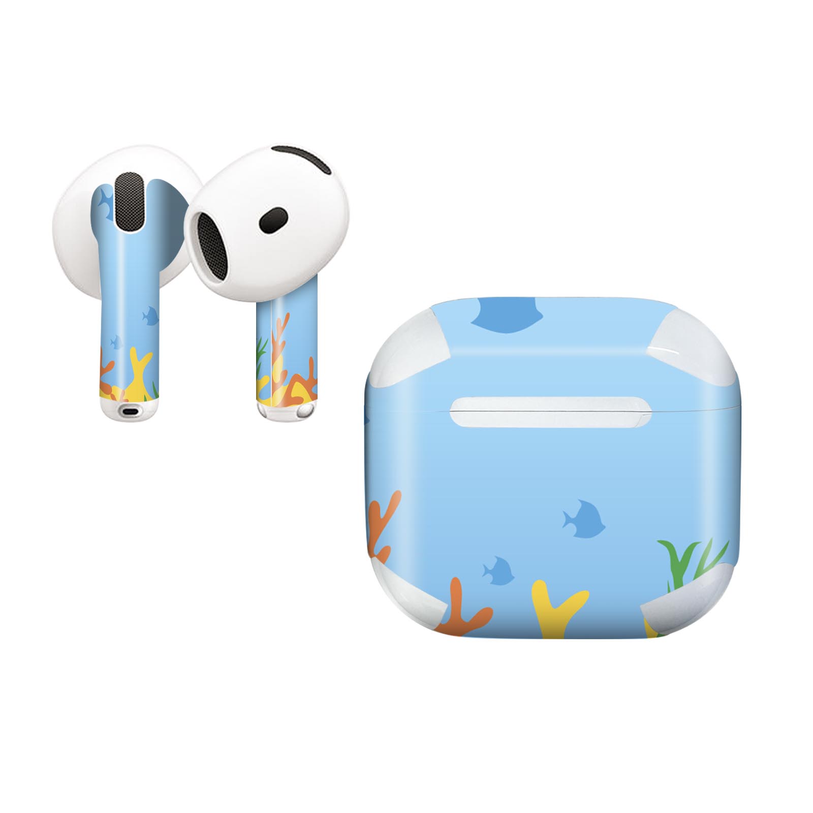 AirPods4 用 オシャレに着飾るデザインステッカー