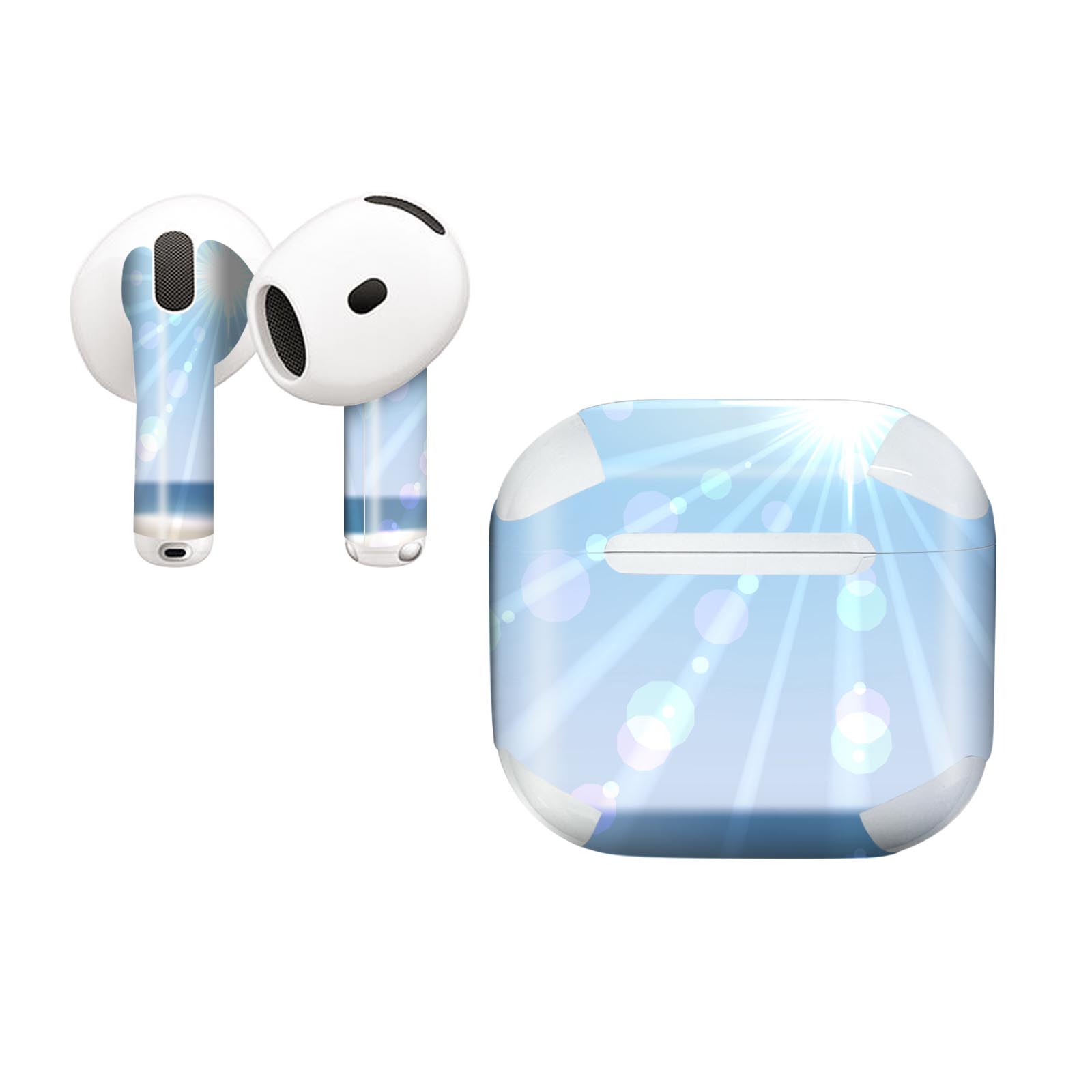 AirPods4 用 オシャレに着飾るデザインステッカー