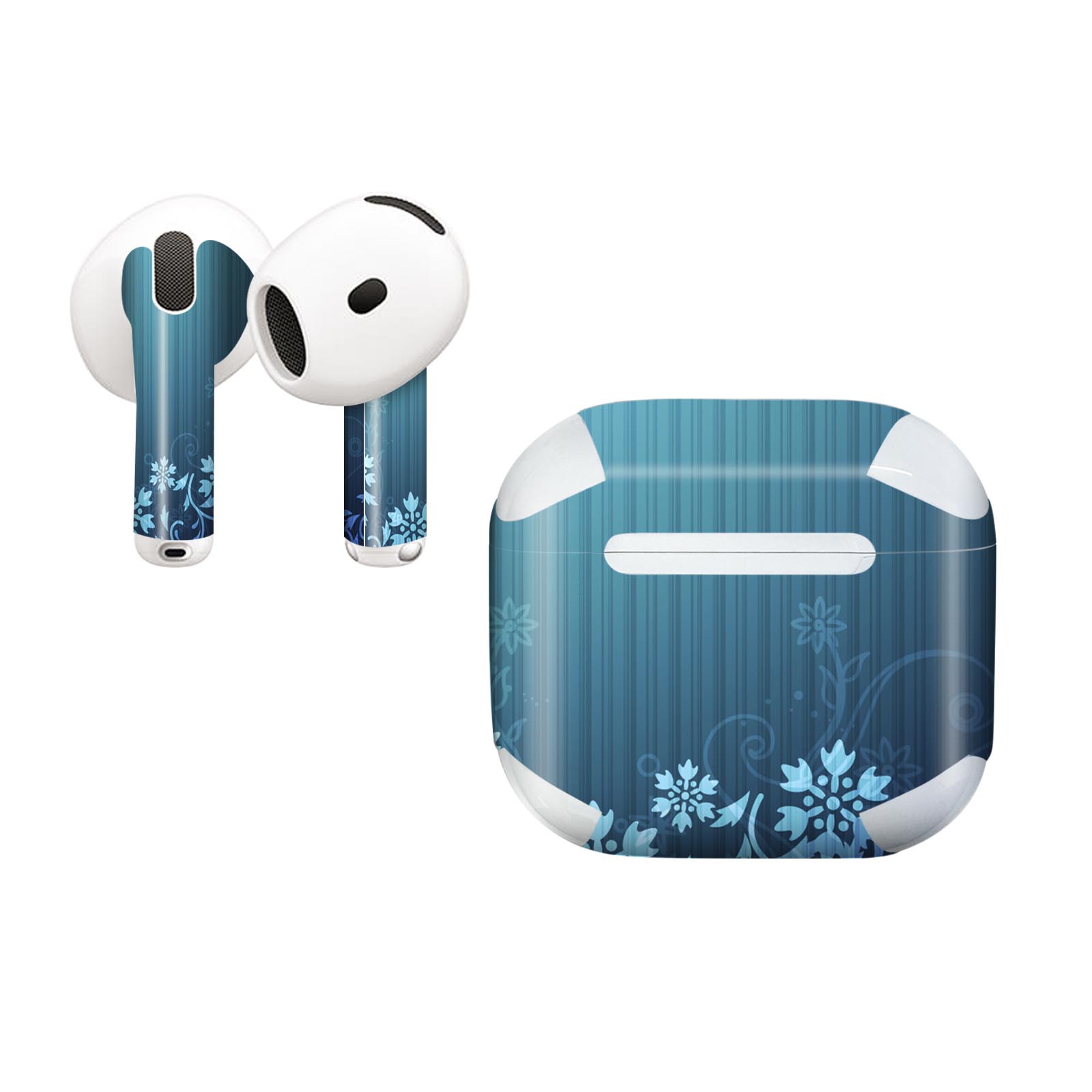 AirPods4 用 オシャレに着飾るデザインステッカー