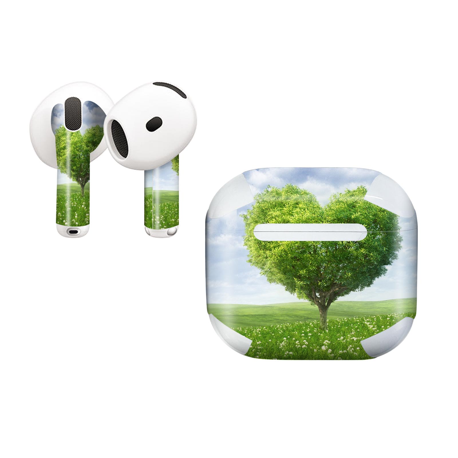 AirPods4 用 オシャレに着飾るデザインステッカー