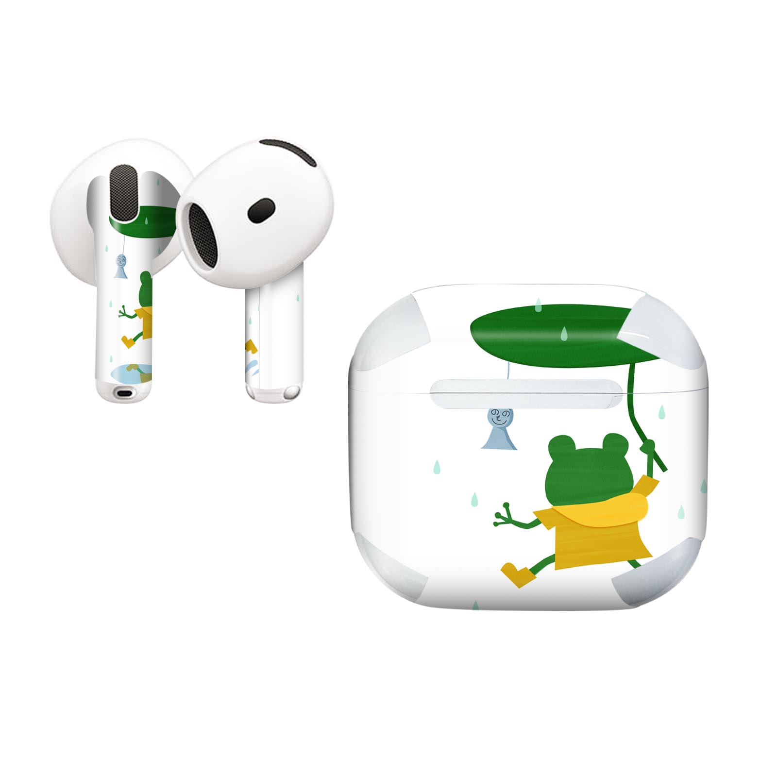 AirPods4 用 オシャレに着飾るデザインステッカー