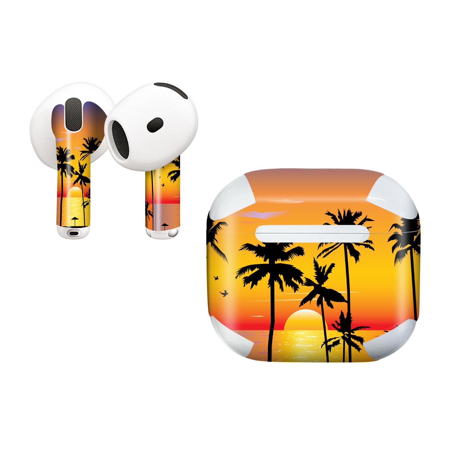 AirPods4 用 オシャレに着飾るデザインステッカー