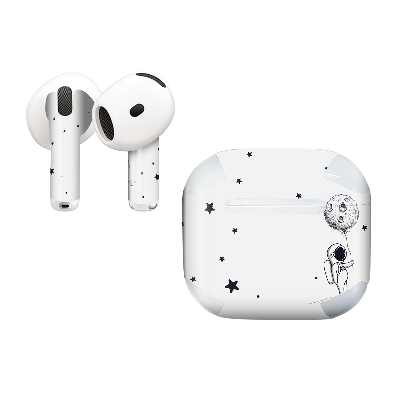 AirPods4 用 オシャレに着飾るデザインステッカー