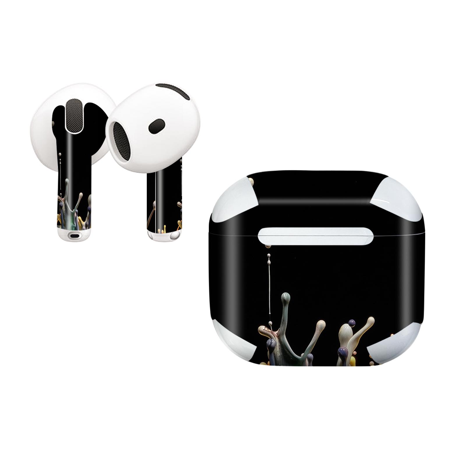 AirPods4 用 オシャレに着飾るデザインステッカー