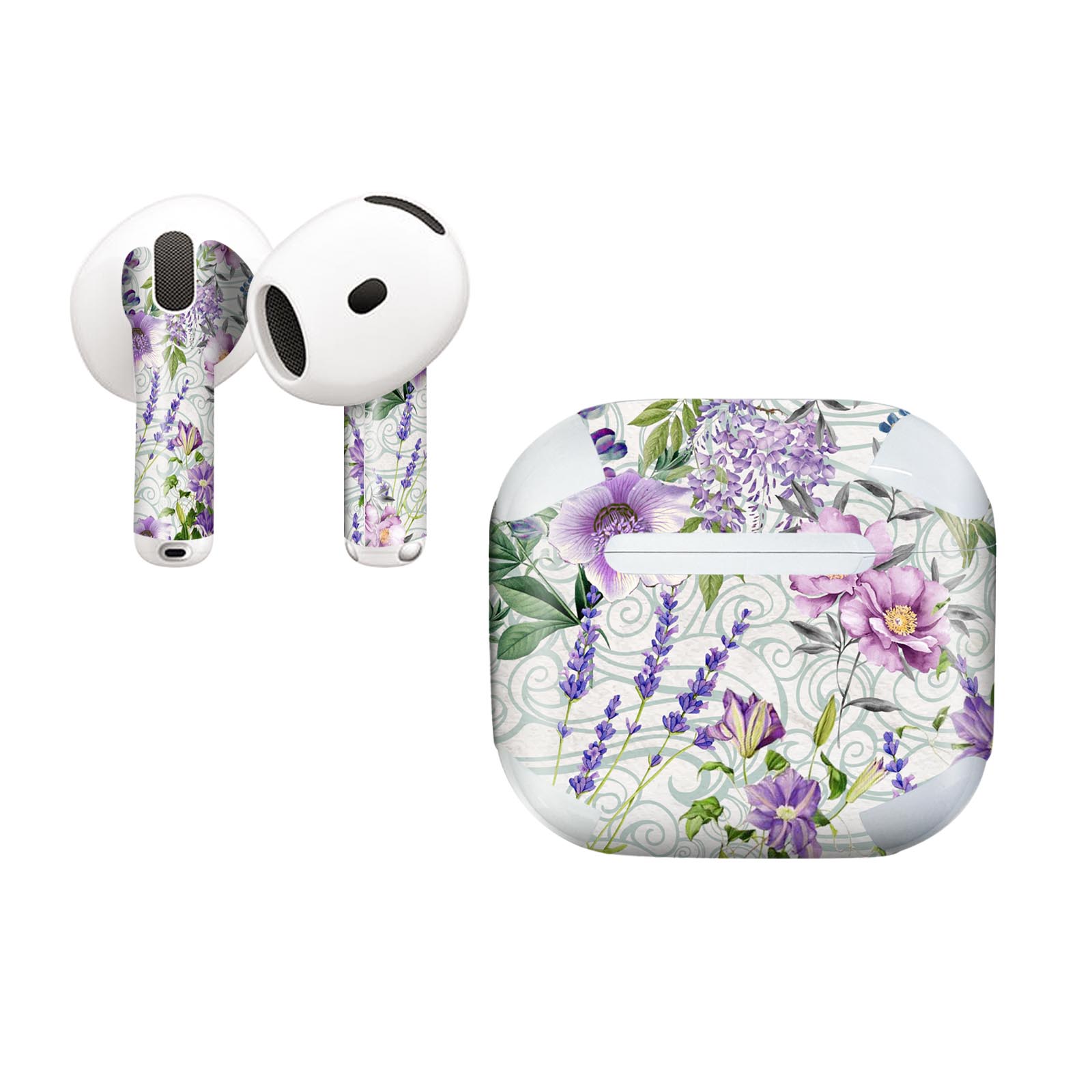 AirPods4 用 オシャレに着飾るデザインステッカー