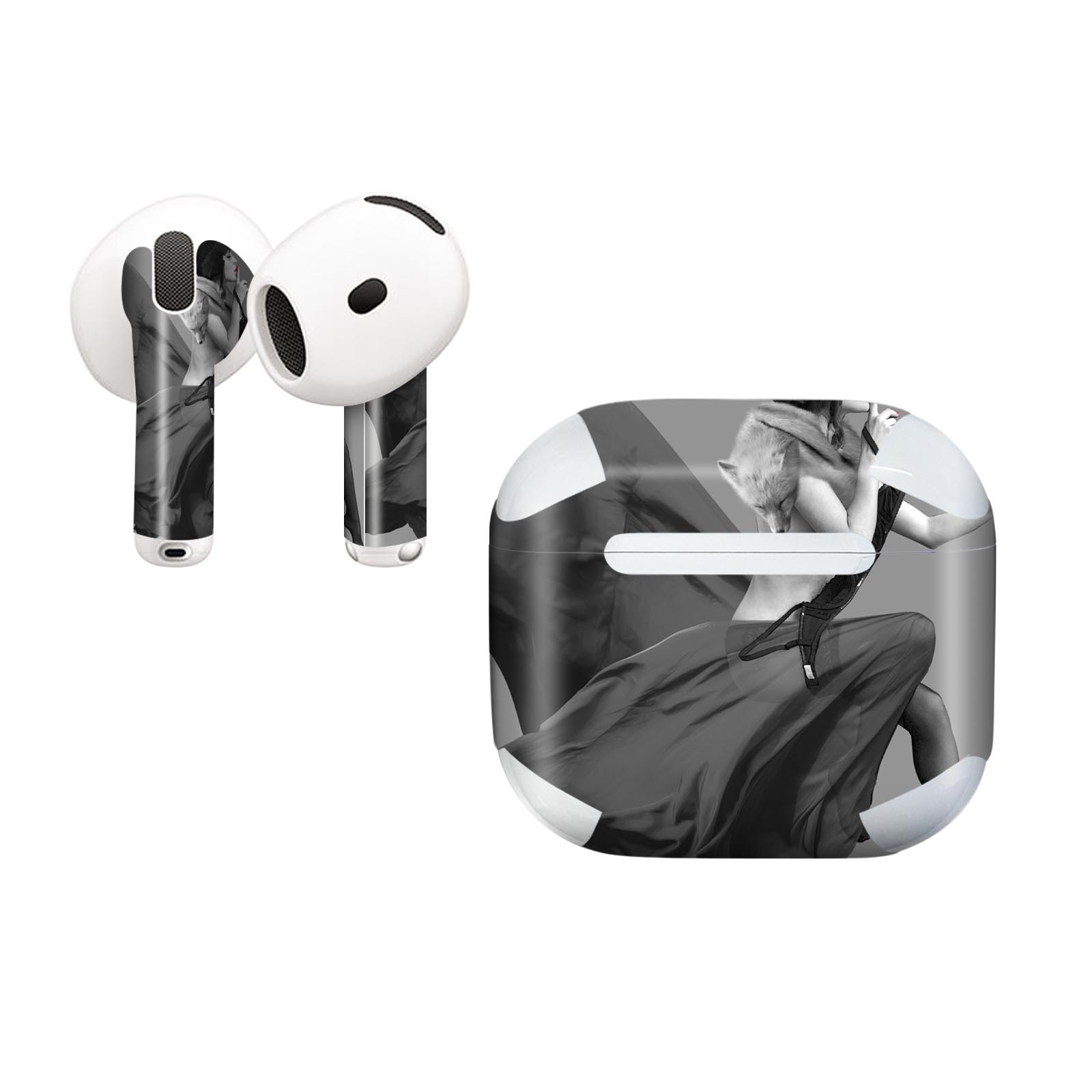 AirPods4 用 オシャレに着飾るデザインステッカー