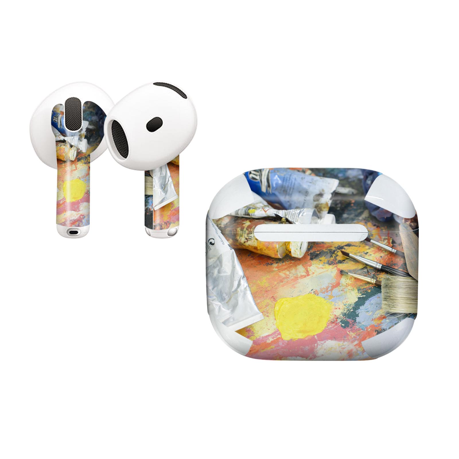 AirPods4 用 オシャレに着飾るデザインステッカー