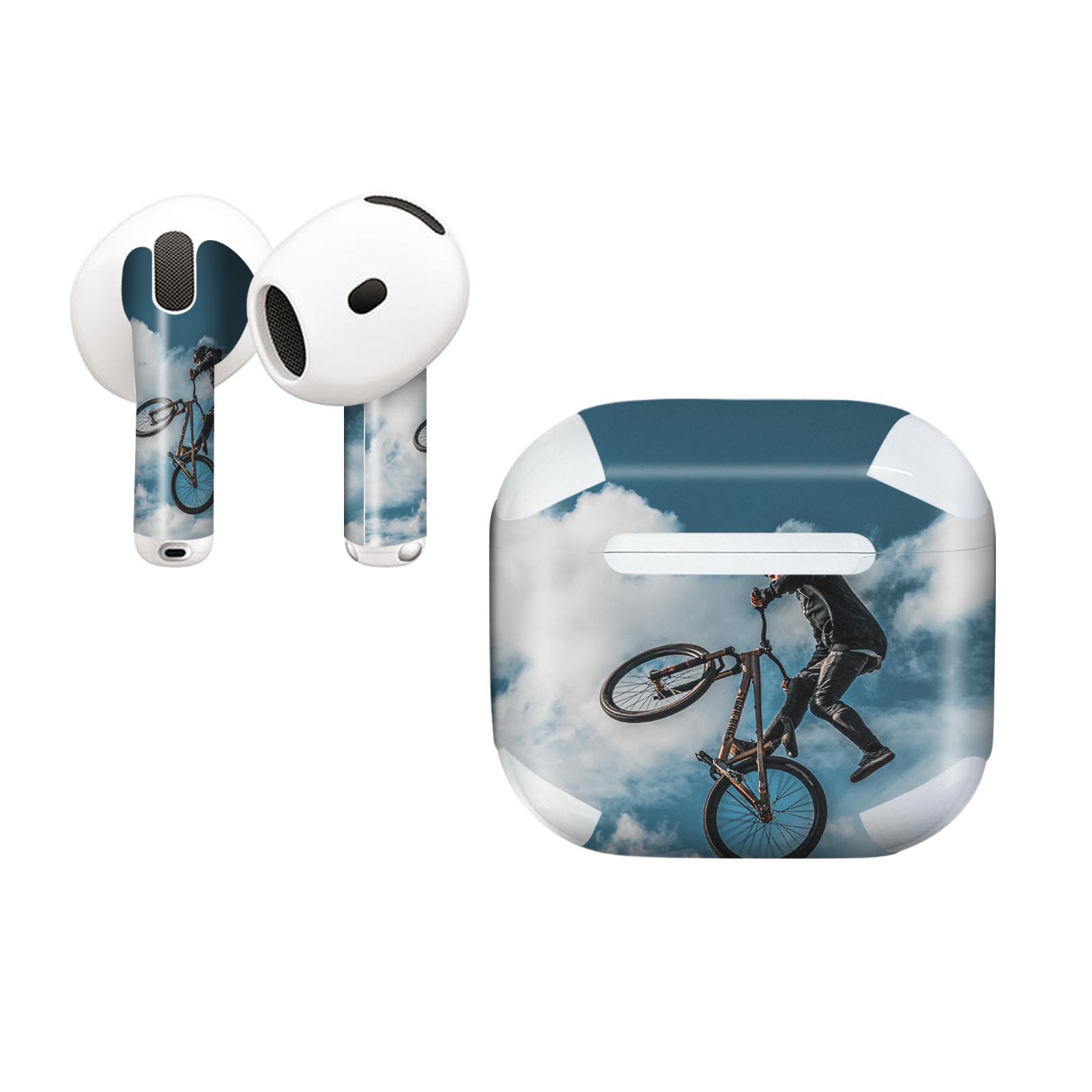 AirPods4 用 オシャレに着飾るデザインステッカー