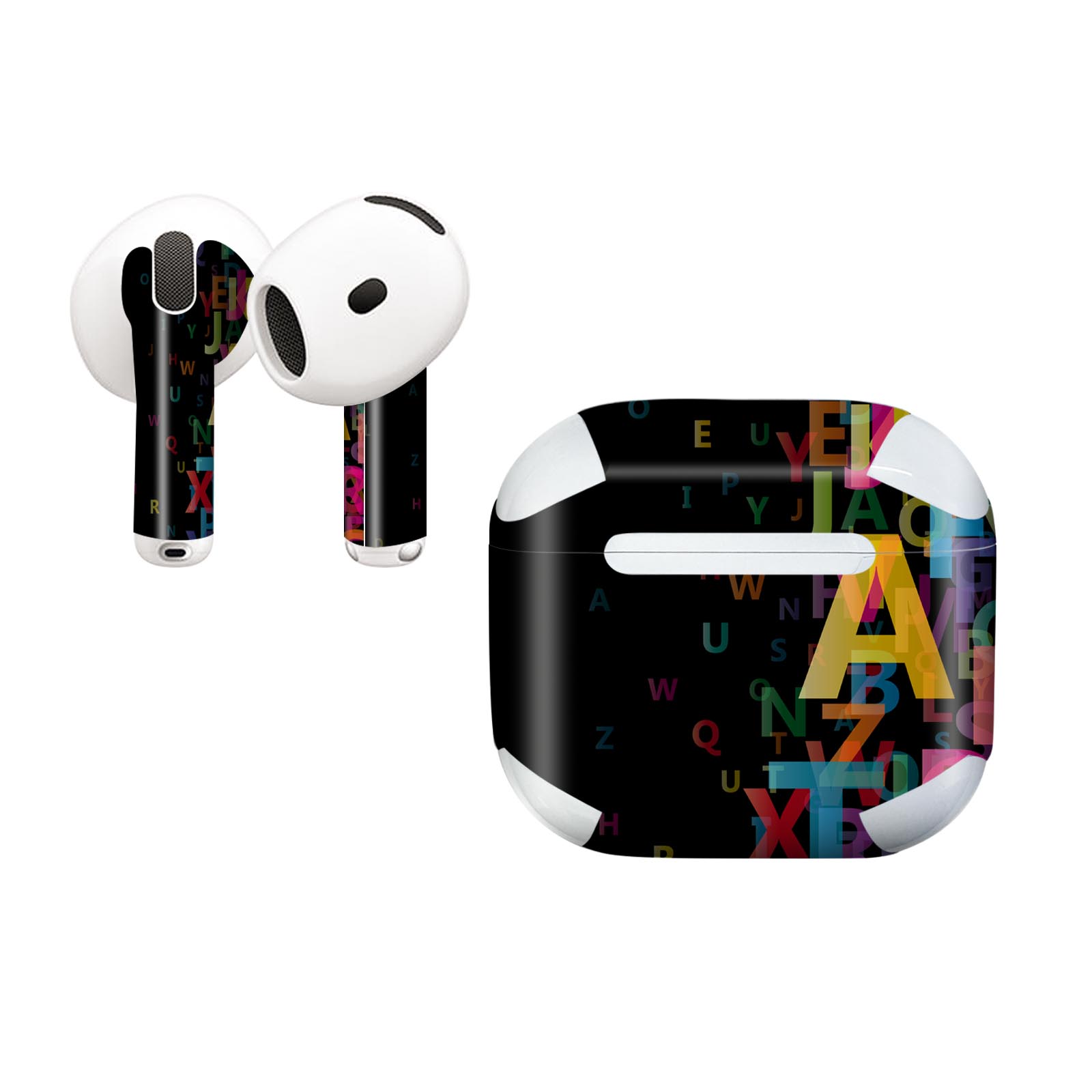 AirPods4 用 オシャレに着飾るデザインステッカー