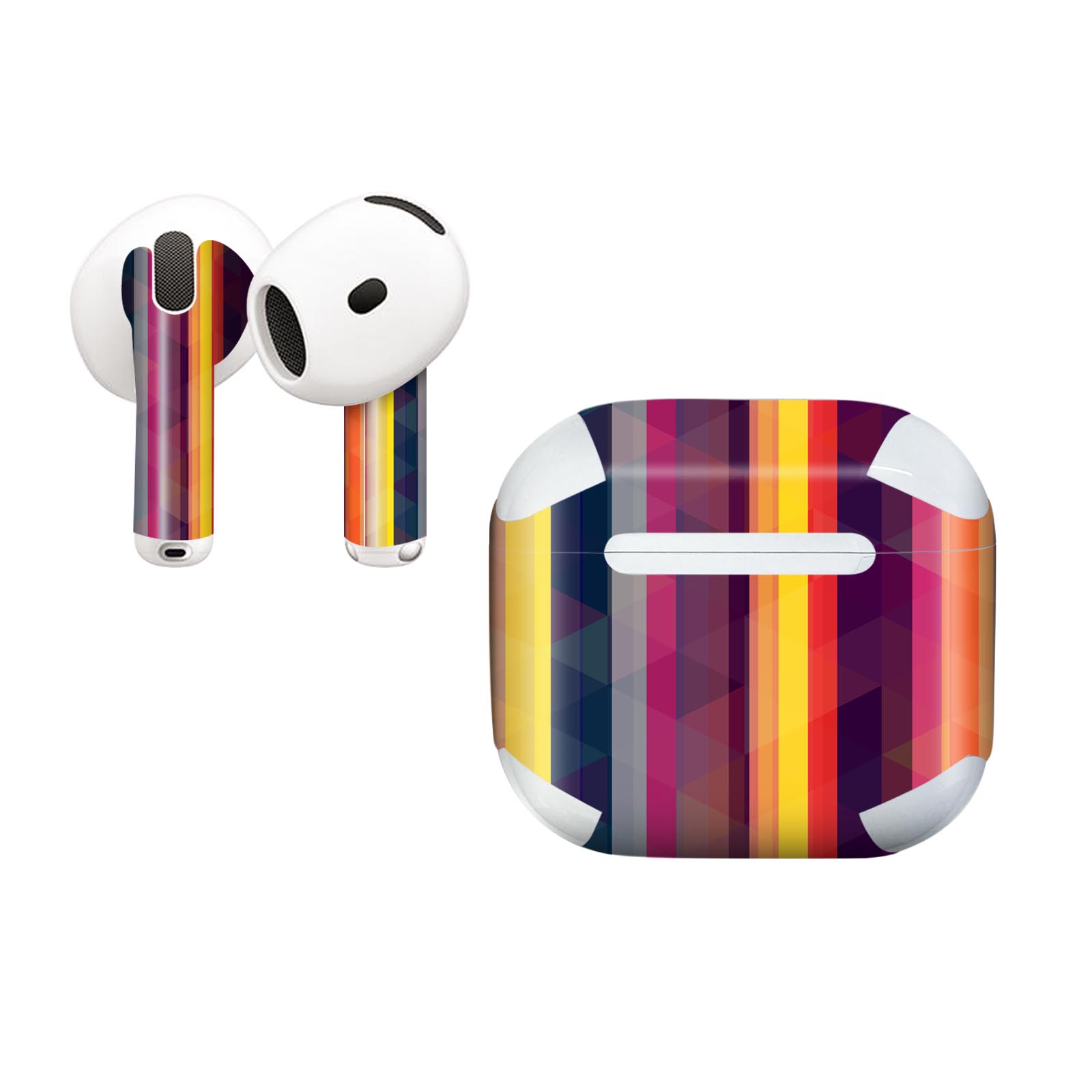 AirPods4 用 オシャレに着飾るデザインステッカー