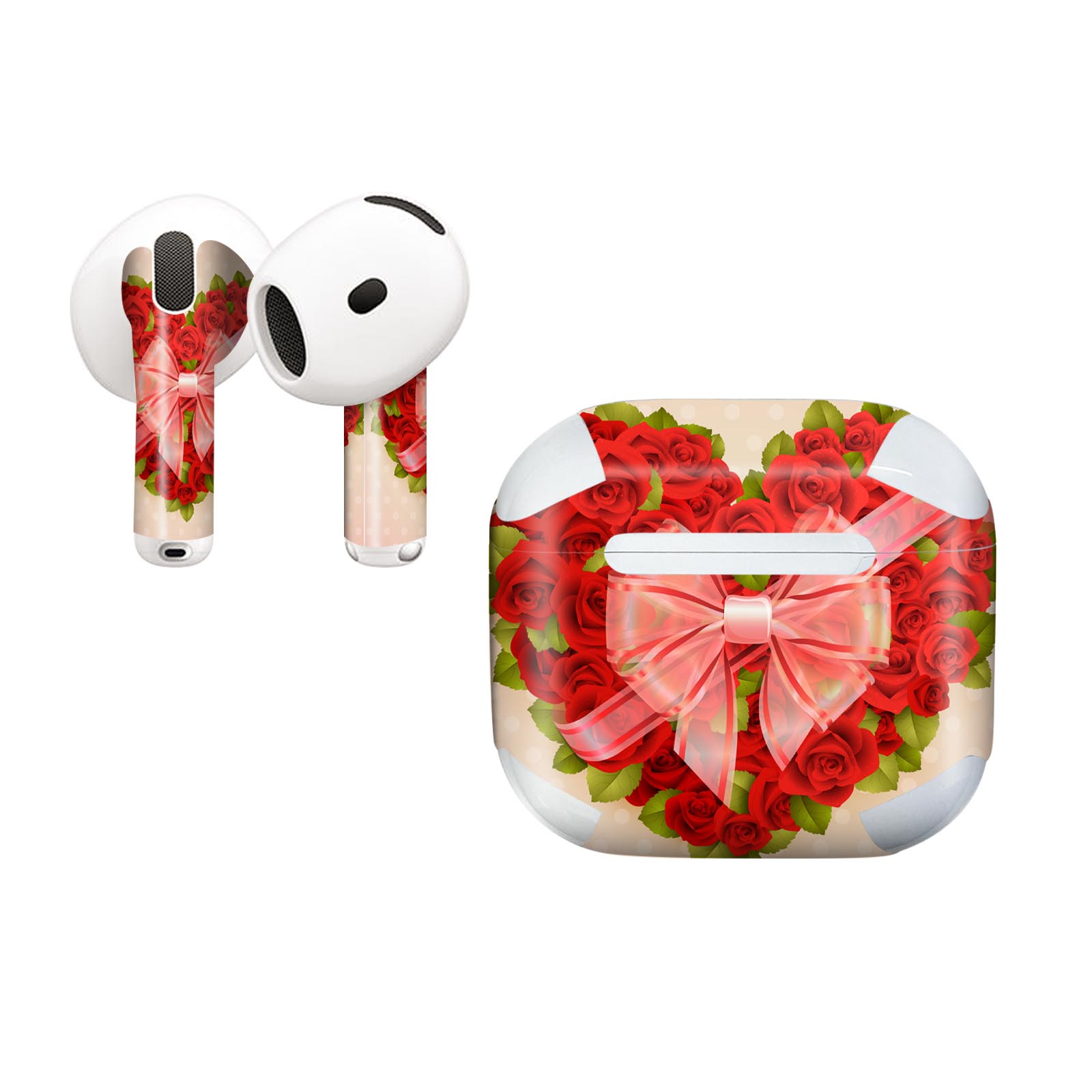 AirPods4 用 オシャレに着飾るデザインステッカー