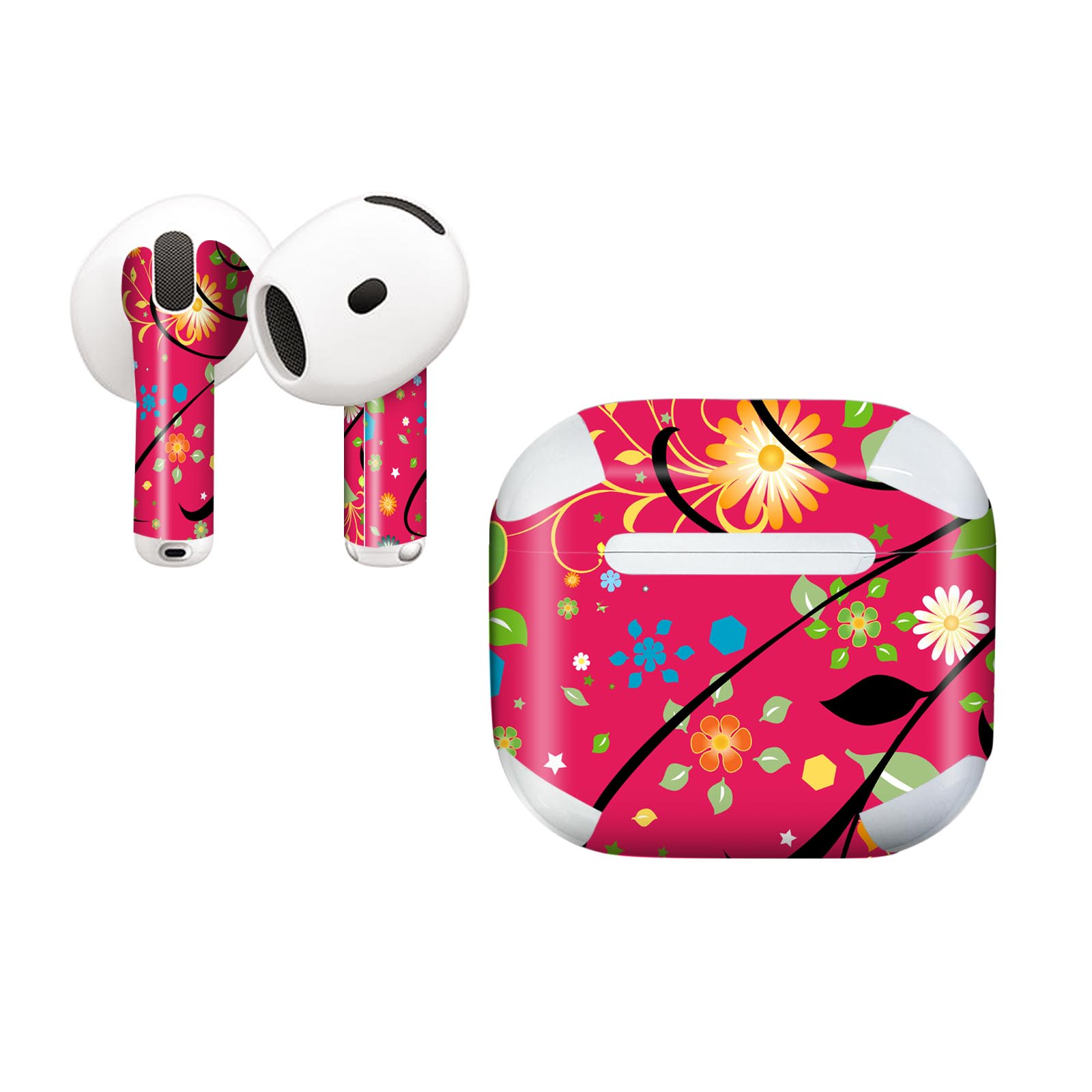 AirPods4 用 オシャレに着飾るデザインステッカー