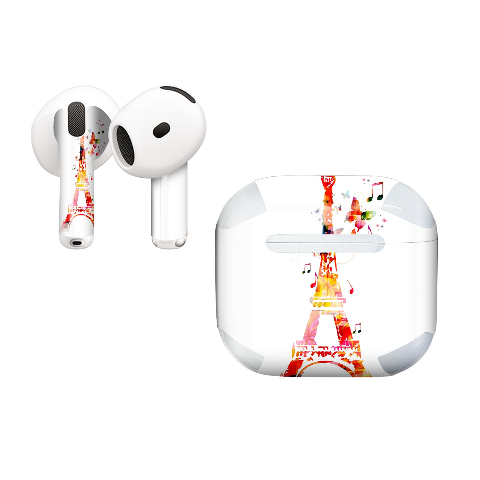AirPods4 用 オシャレに着飾るデザインステッカー