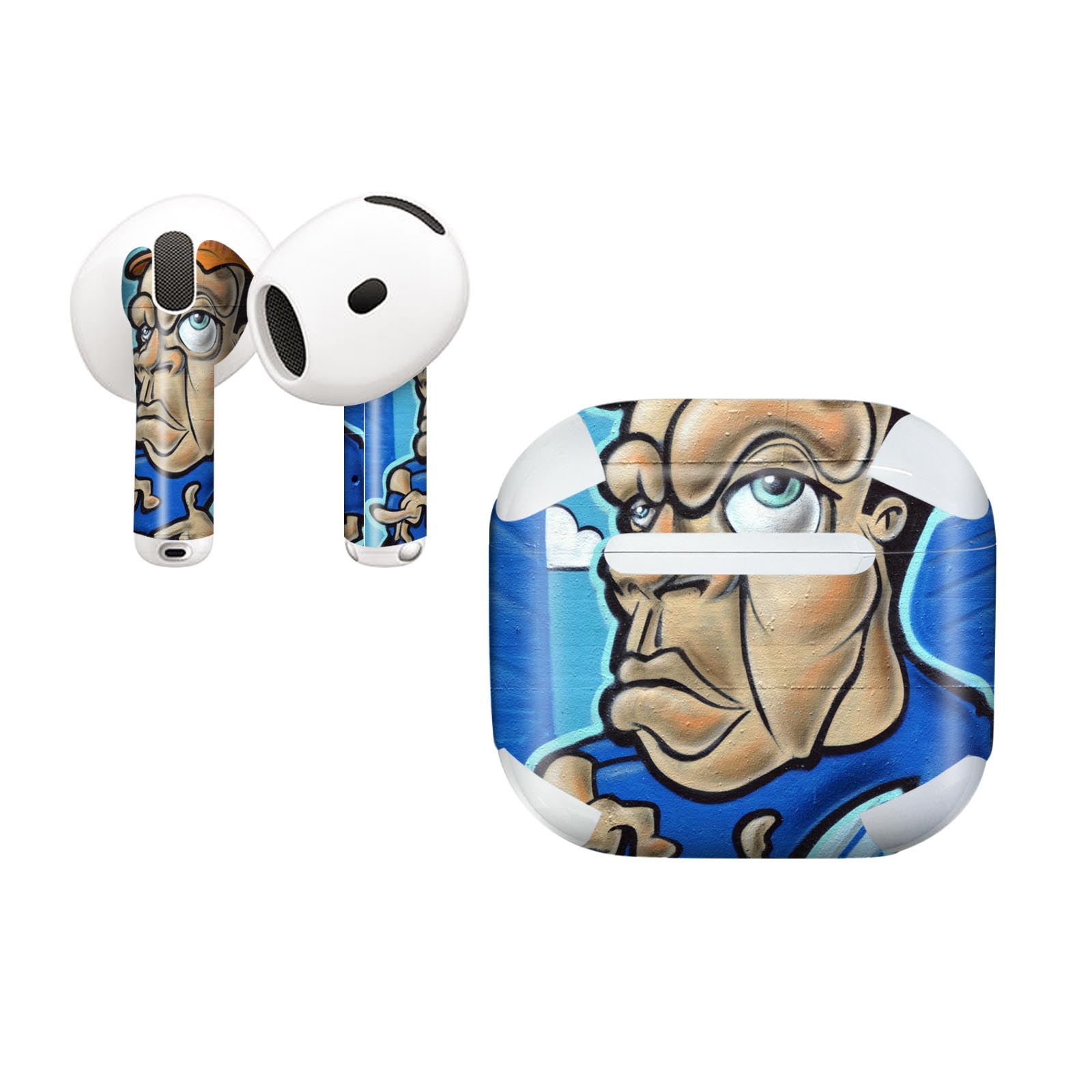 AirPods4 用 オシャレに着飾るデザインステッカー