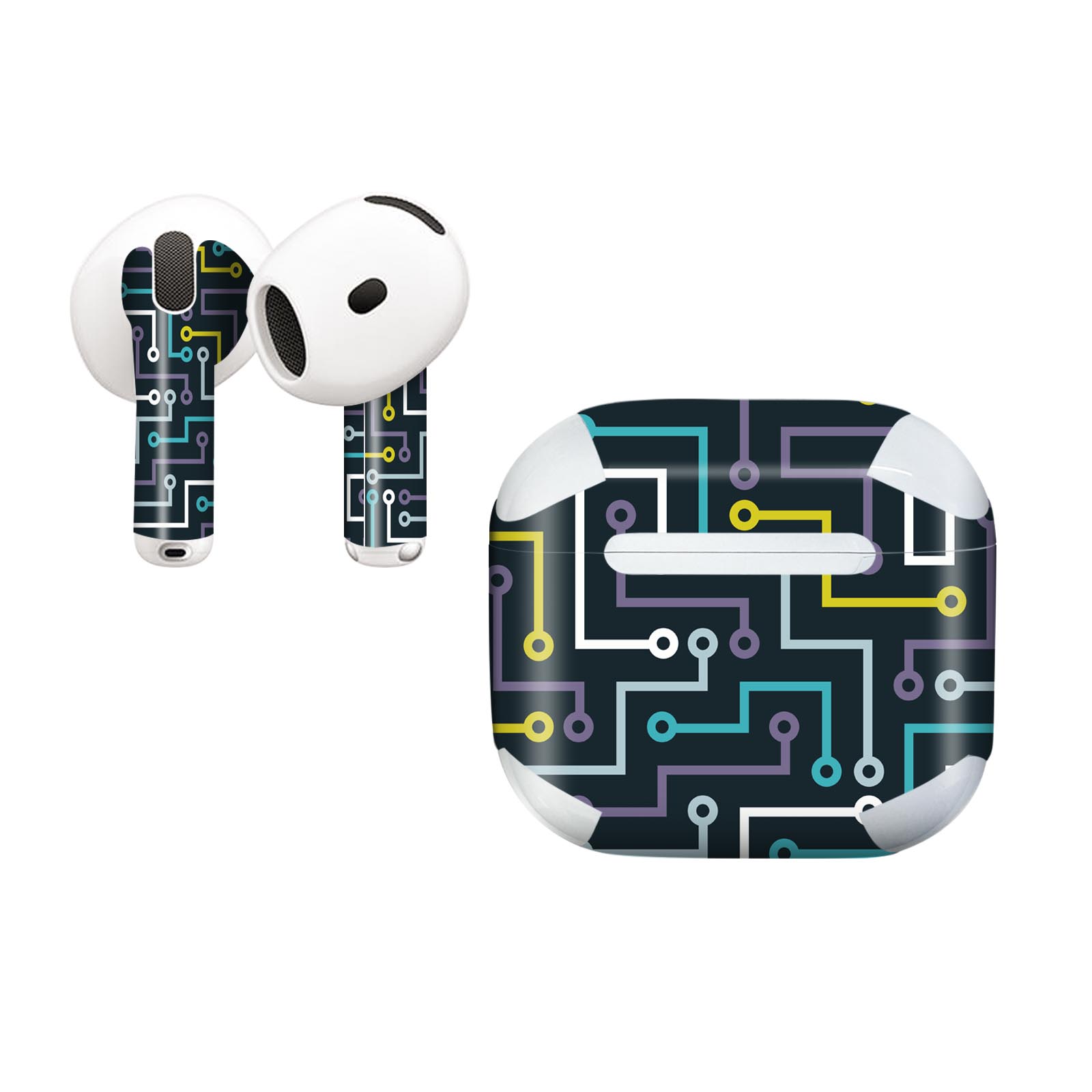 AirPods4 用 オシャレに着飾るデザインステッカー