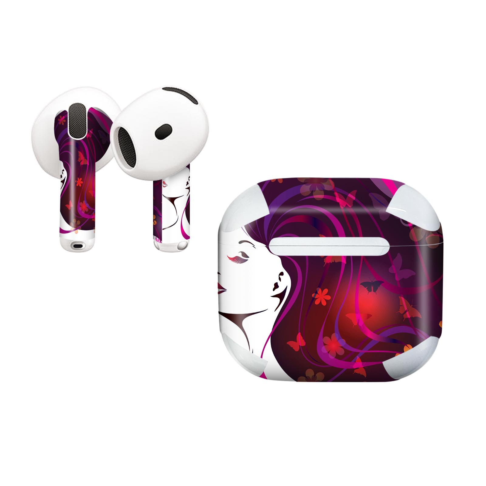 AirPods4 用 オシャレに着飾るデザインステッカー