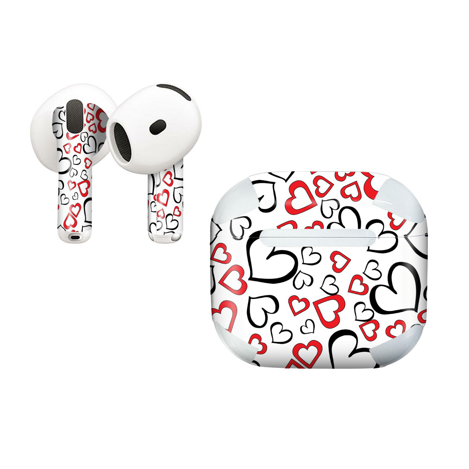 AirPods4 用 オシャレに着飾るデザインステッカー