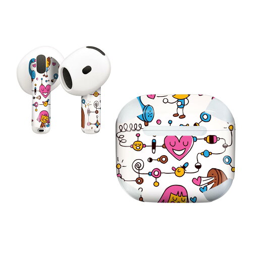 AirPods4 用 オシャレに着飾るデザインステッカー AirPods4 用 オシャレに着飾るデザインステッカー