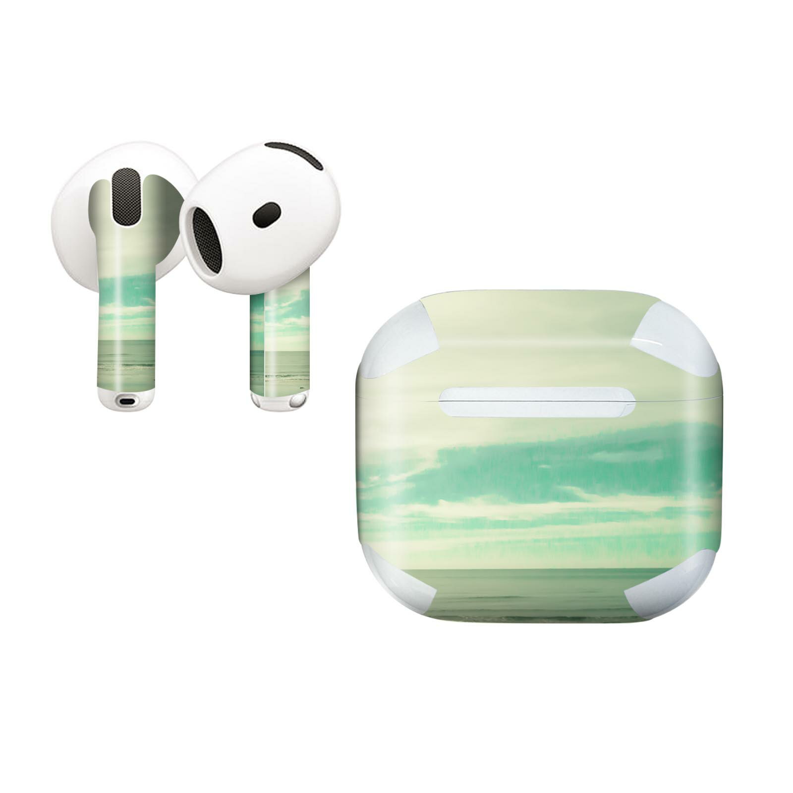 AirPods4 用 オシャレに着飾るデザインステッカー