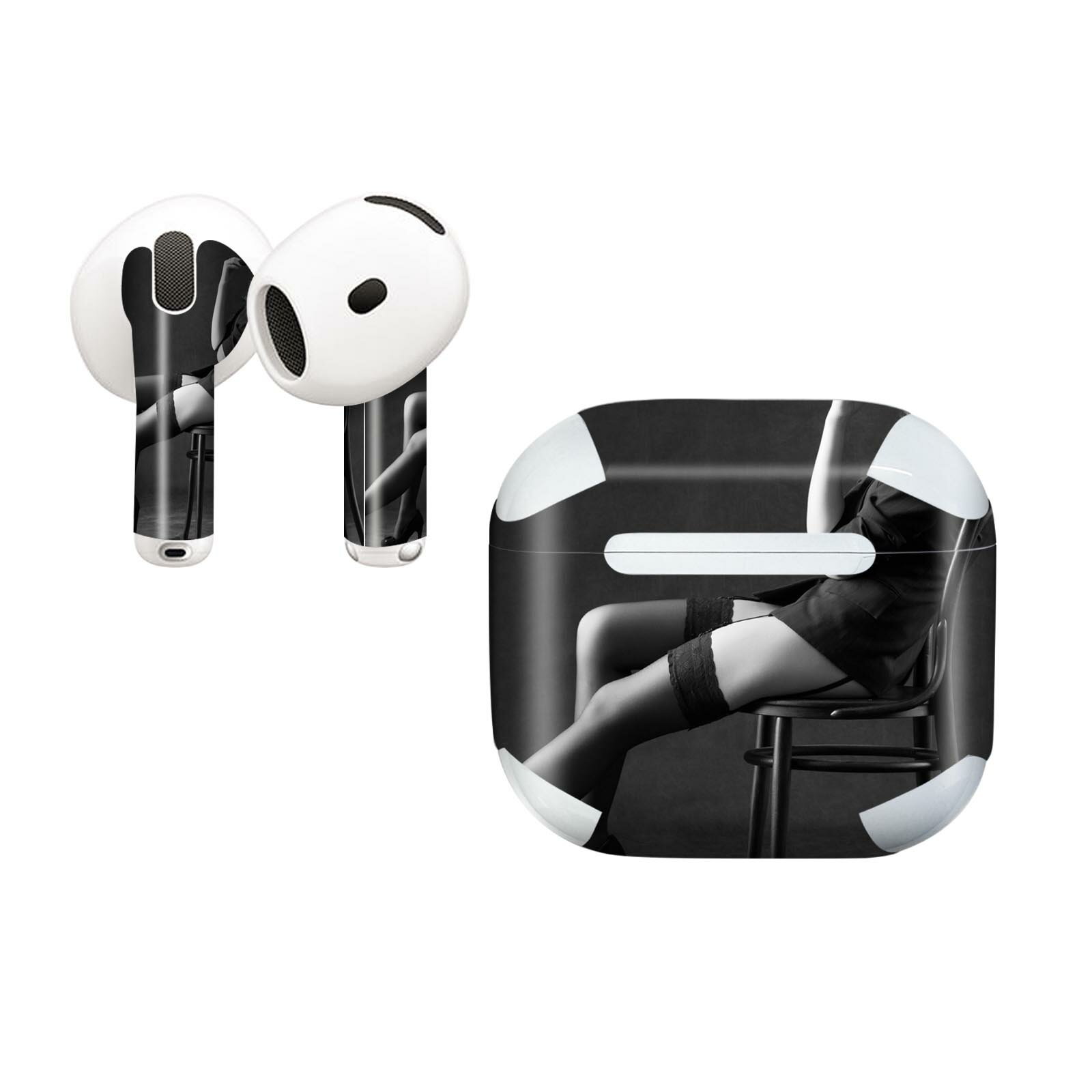AirPods4 用 オシャレに着飾るデザインステッカー