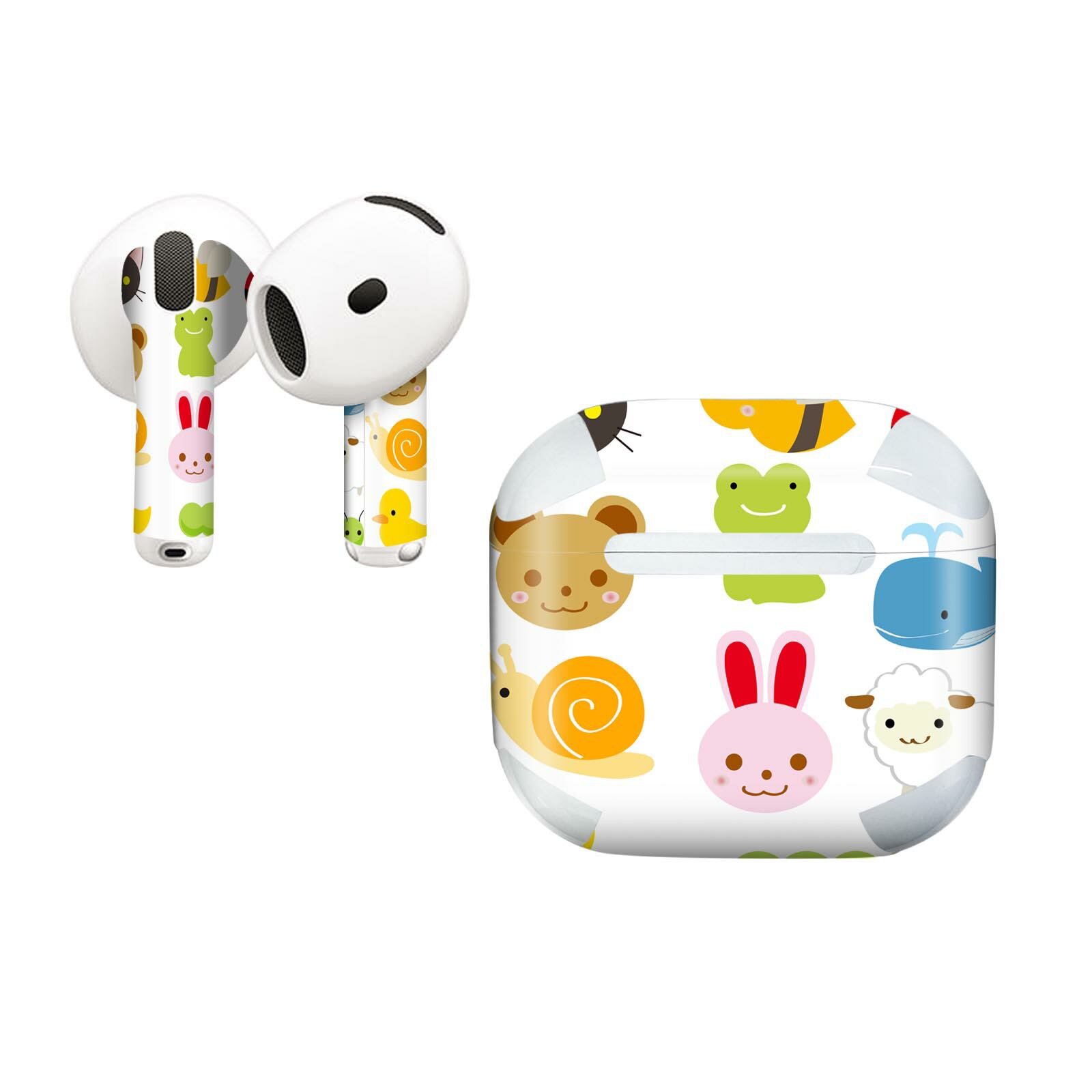 AirPods4 用 オシャレに着飾るデザインステッカー