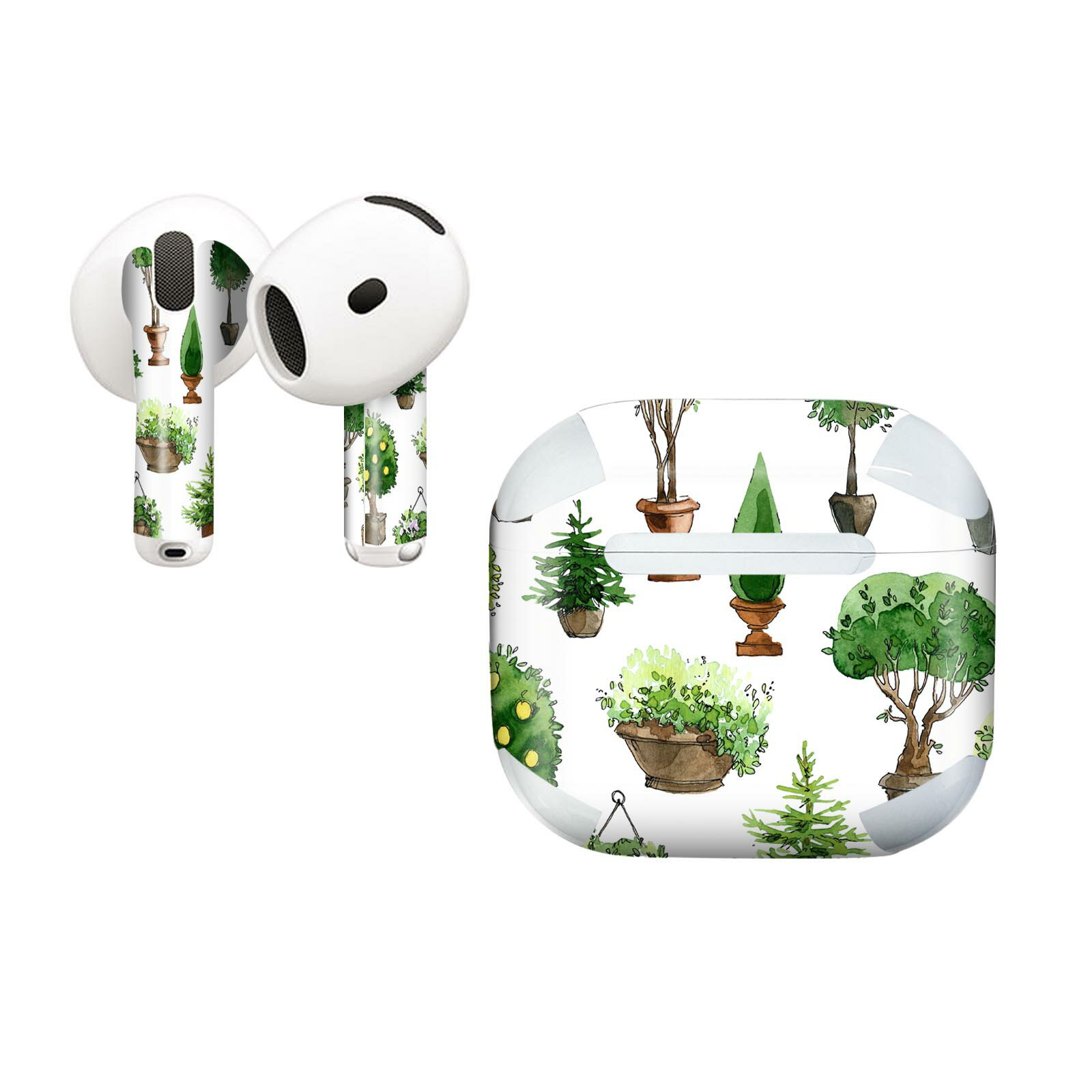 AirPods4 用 オシャレに着飾るデザインステッカー