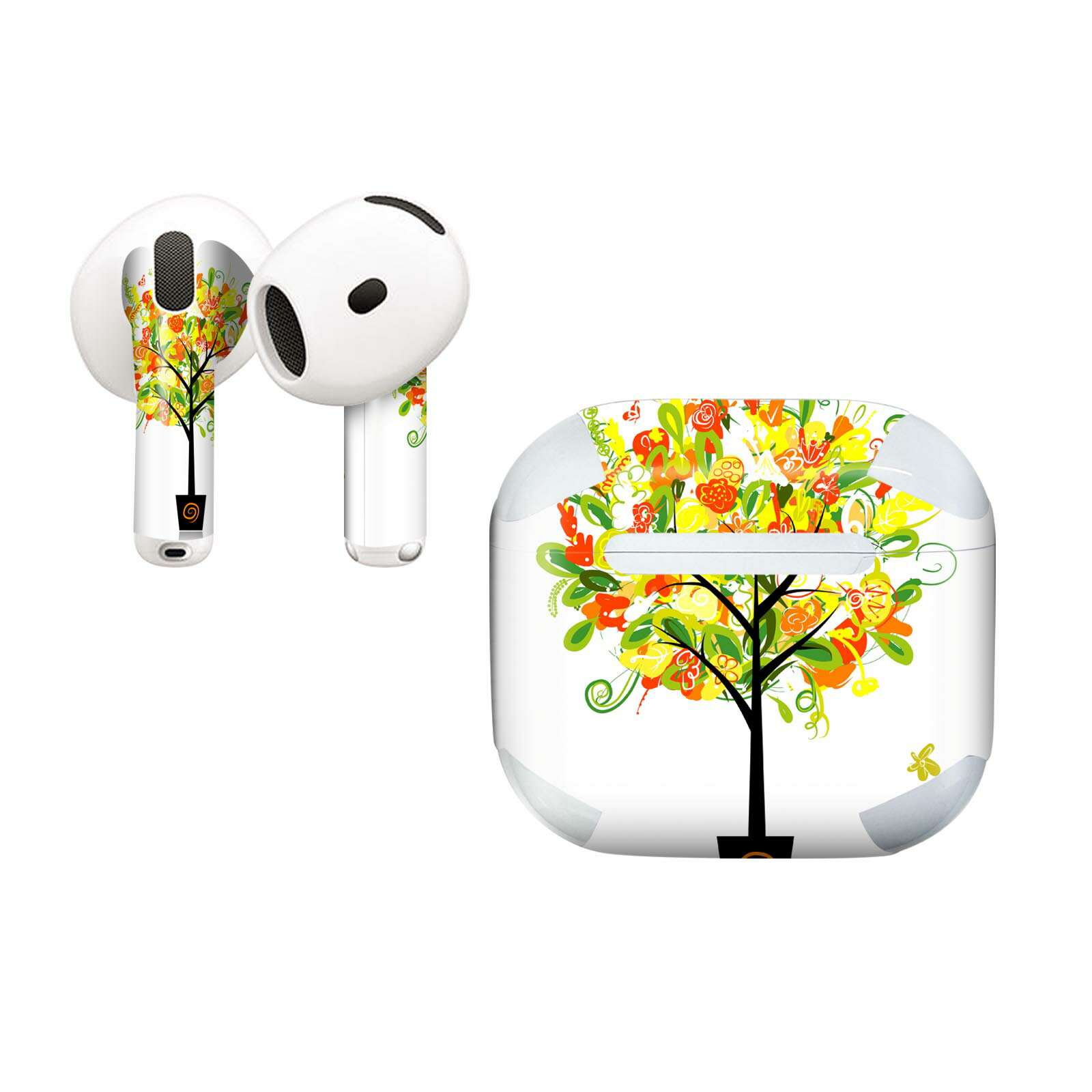 AirPods4 用 オシャレに着飾るデザインステッカー