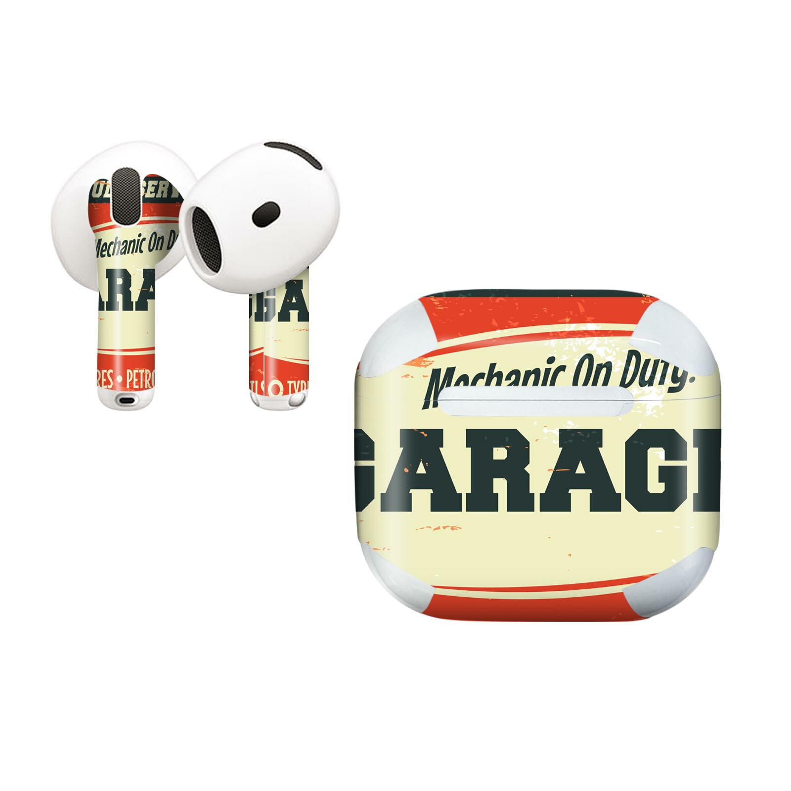 AirPods4 用 オシャレに着飾るデザインステッカー