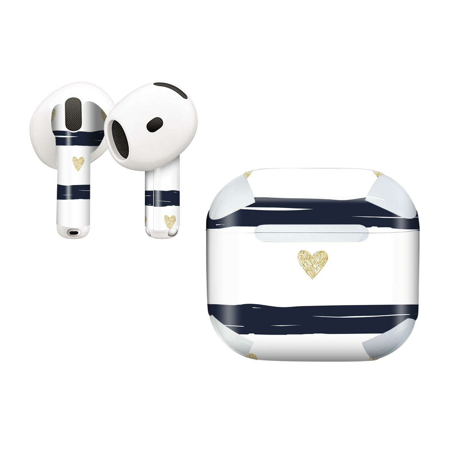 AirPods4 用 オシャレに着飾るデザインステッカー