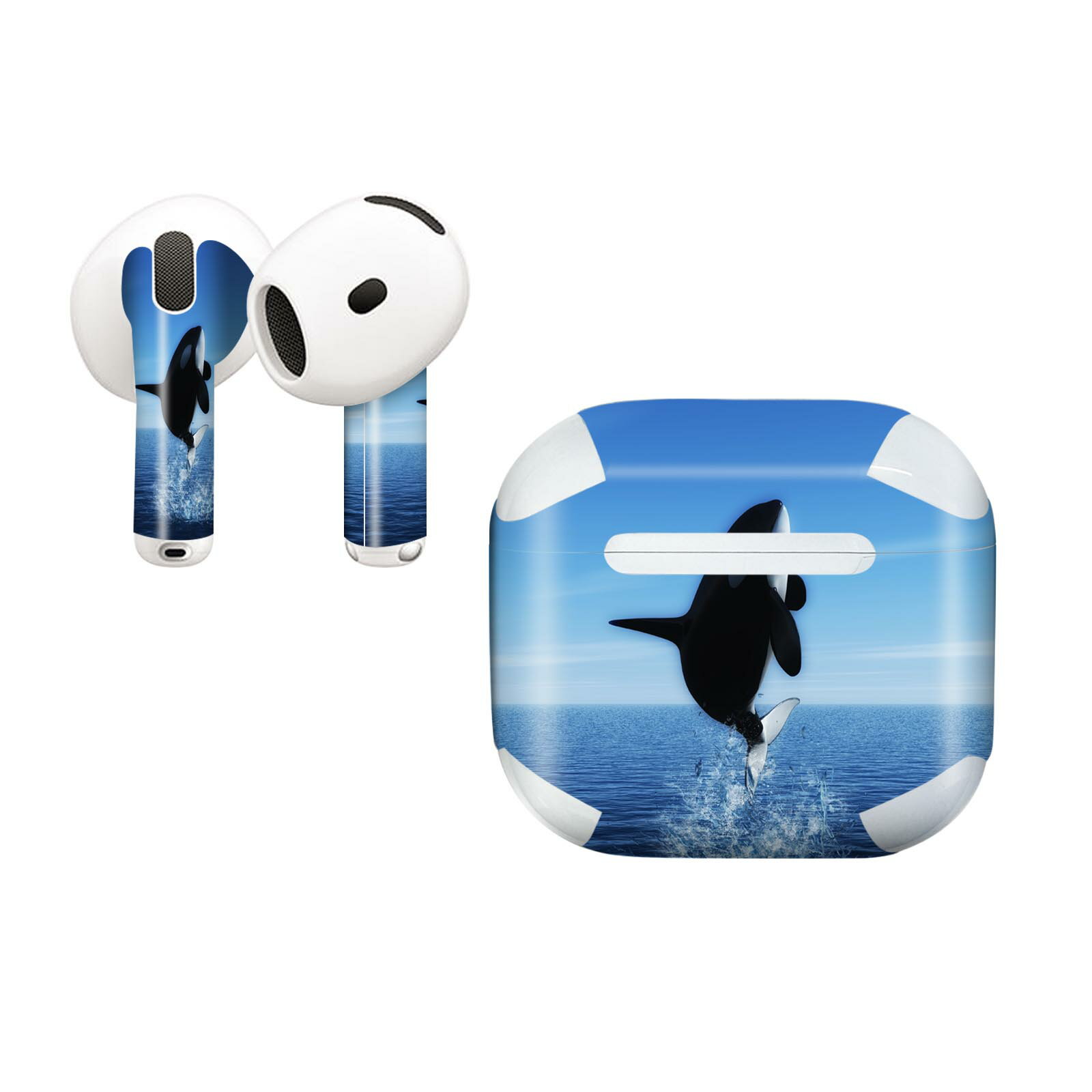 AirPods4 用 オシャレに着飾るデザインステッカー