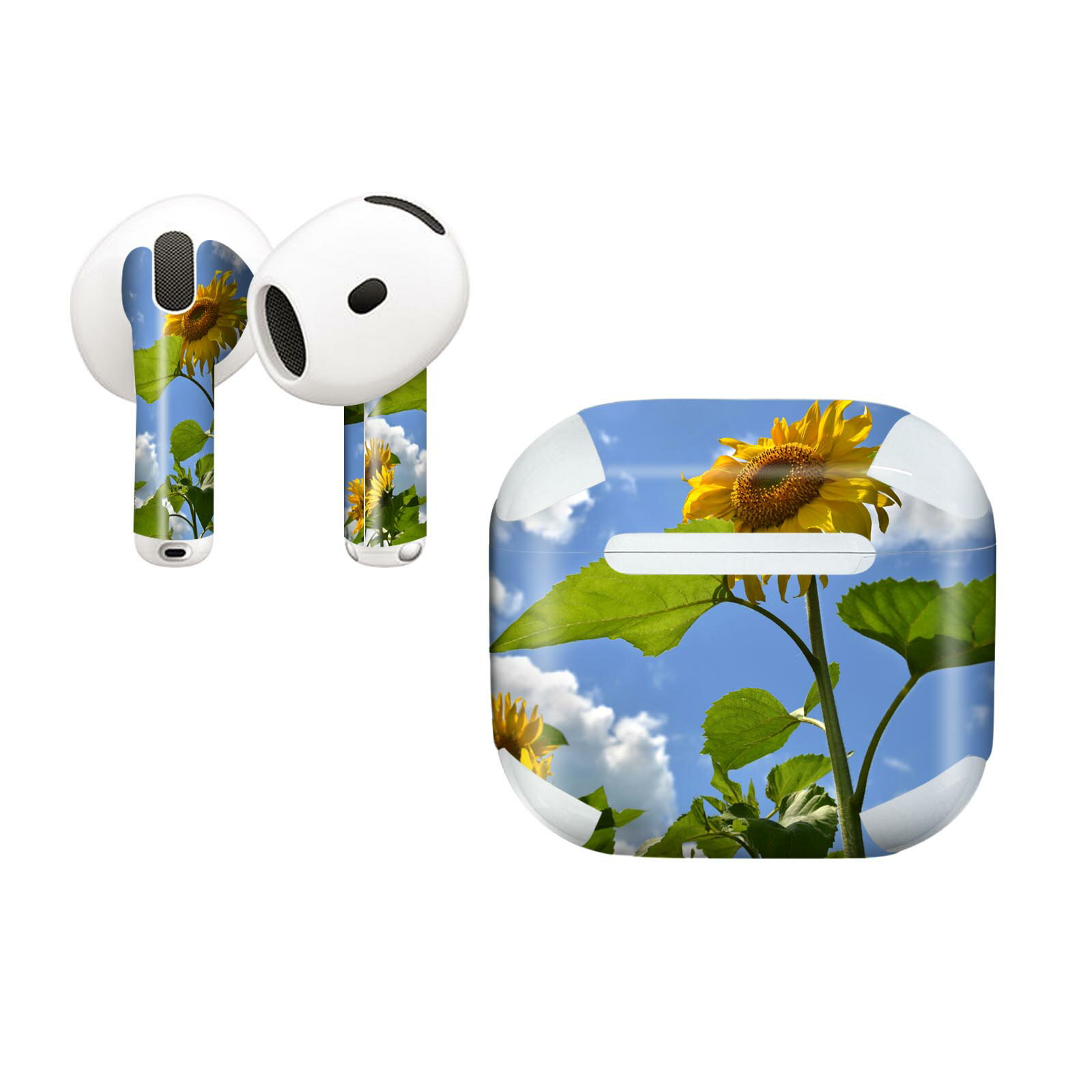 AirPods4 用 オシャレに着飾るデザインステッカー