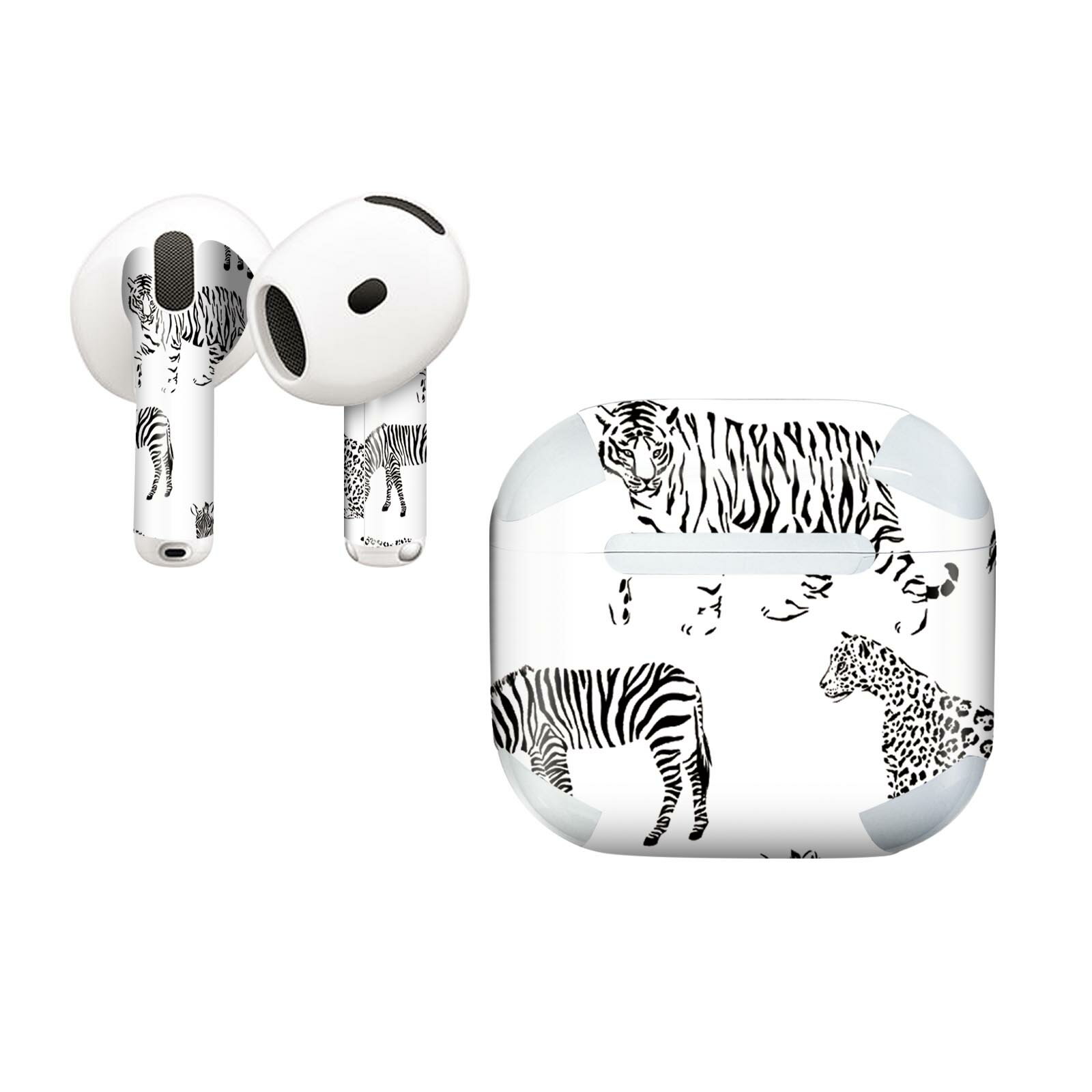 AirPods4 用 オシャレに着飾るデザインステッカー