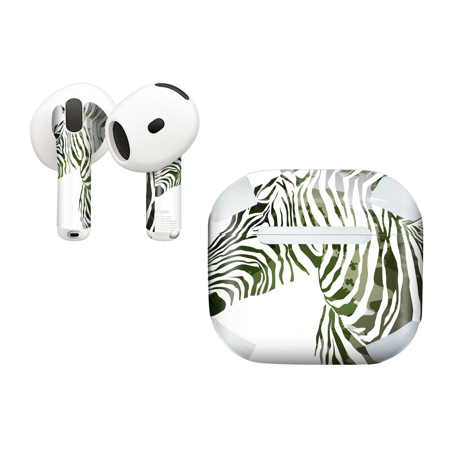 AirPods4 用 オシャレに着飾るデザインステッカー