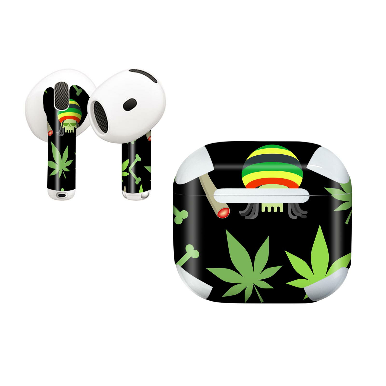 AirPods4 用 オシャレに着飾るデザインステッカー