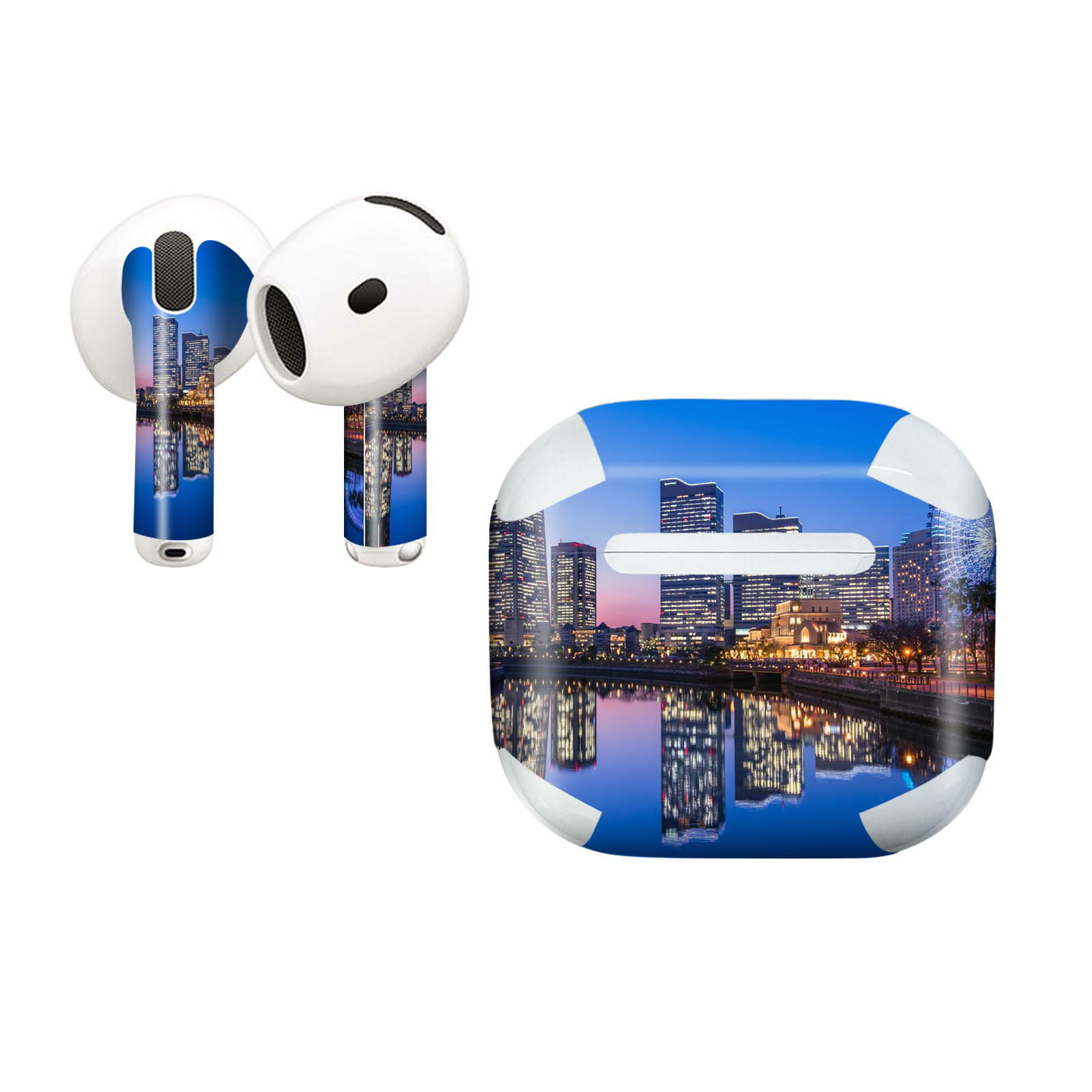 AirPods4 用 オシャレに着飾るデザインステッカー