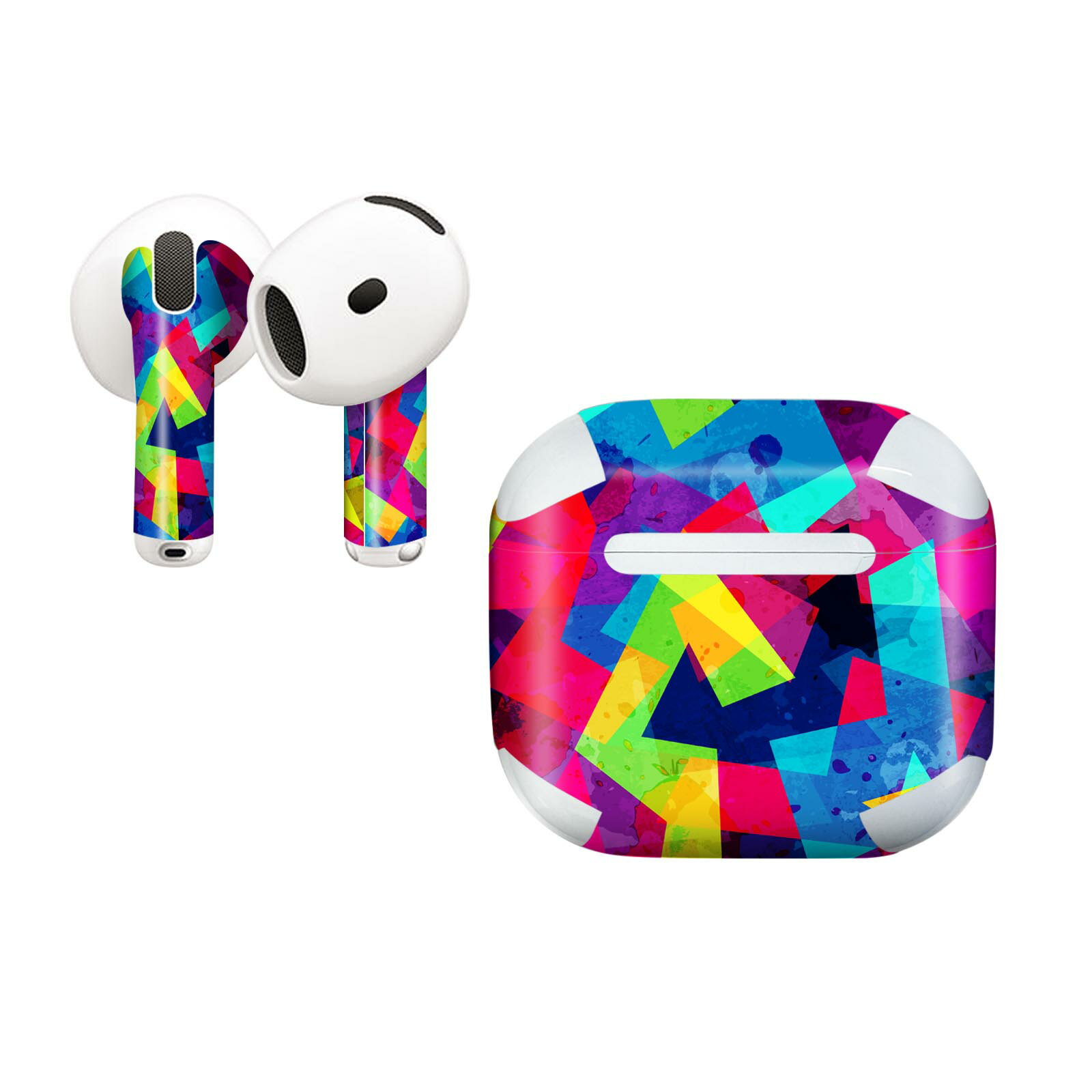 AirPods4 用 オシャレに着飾るデザインステッカー