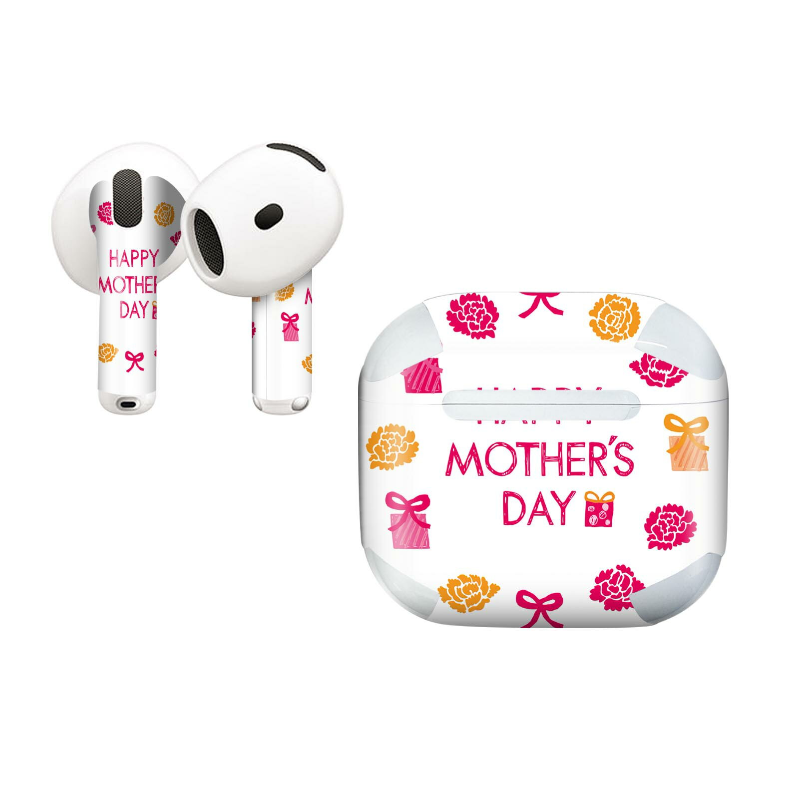 AirPods4 用 オシャレに着飾るデザインステッカー