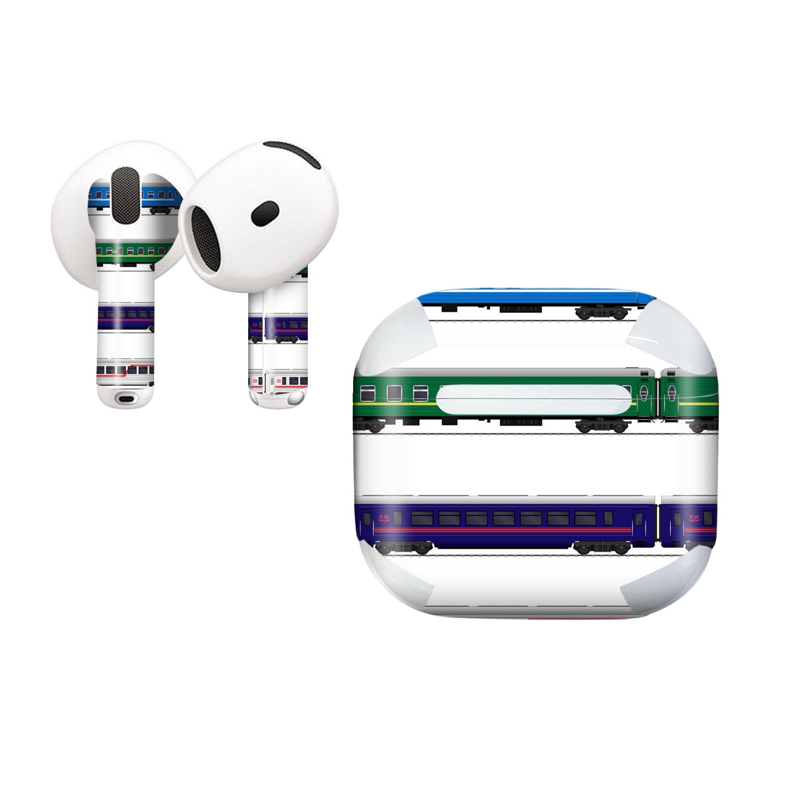 AirPods4 用 オシャレに着飾るデザインステッカー