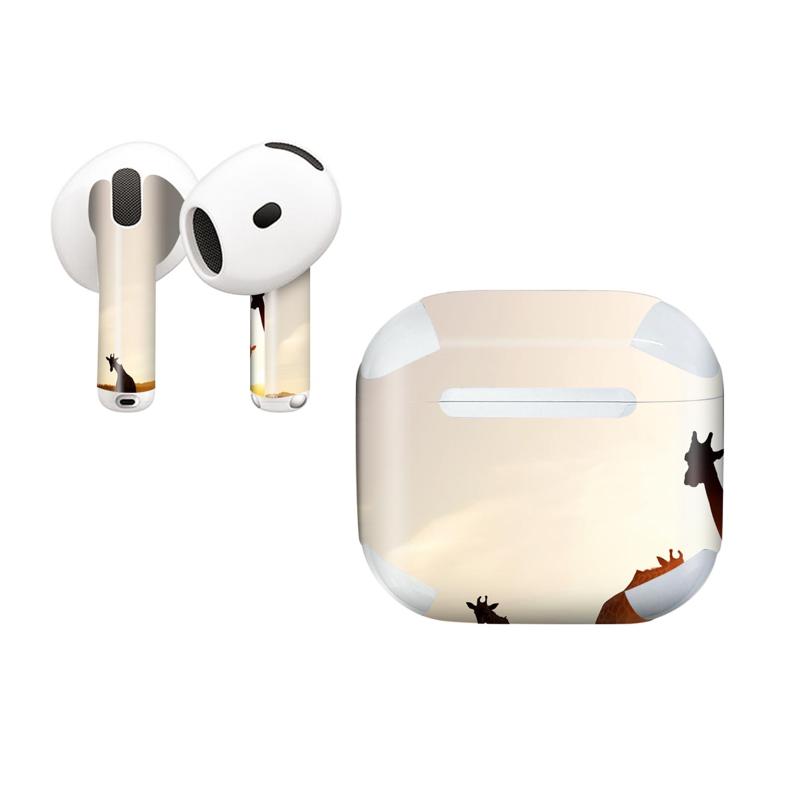 AirPods4 用 オシャレに着飾るデザインステッカー