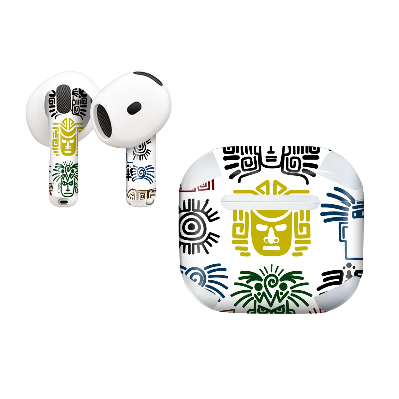 AirPods4 用 オシャレに着飾るデザインステッカー